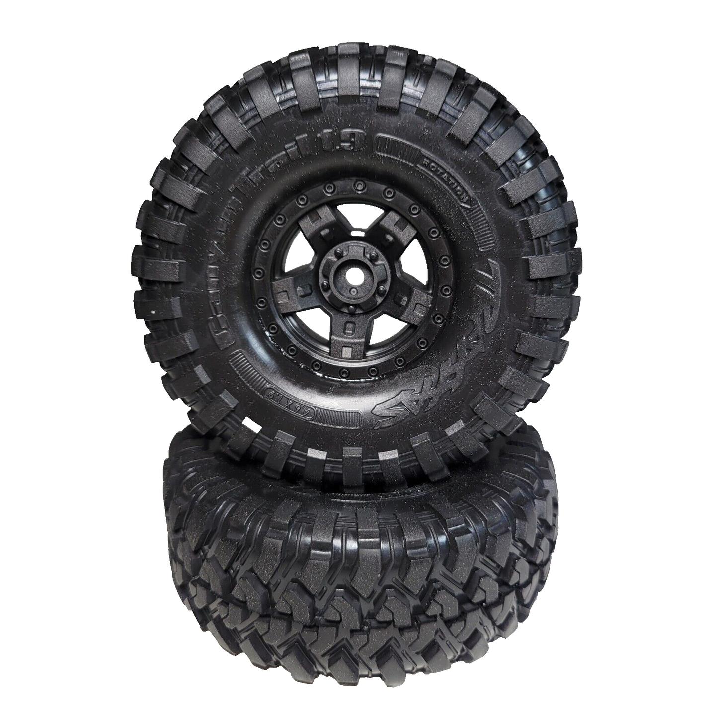 Fits Traxxas TRX-4 Traxx Crawler Tires Sport Canyon Trail & 12mm 1.9" Wheels