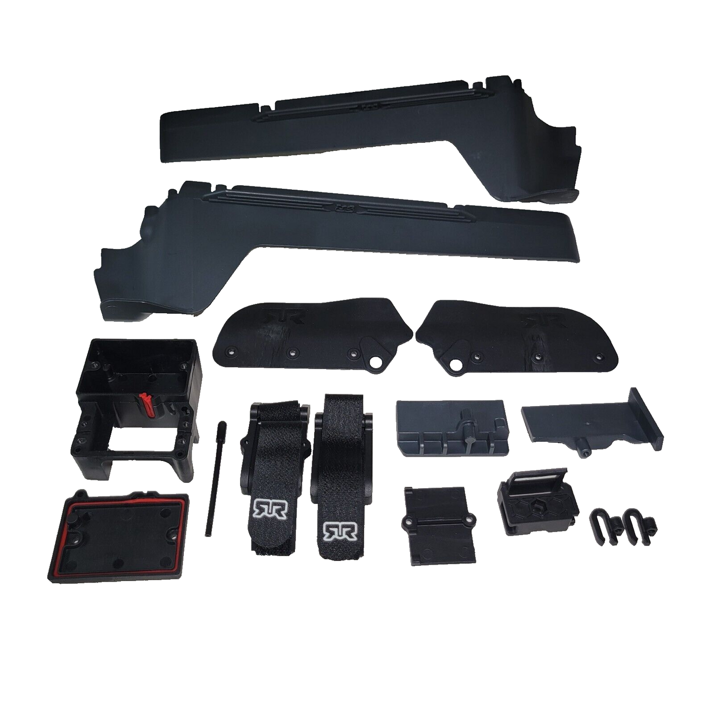 Arrma Kraton 4S V2 BLX Chassis Guards Battery Straps Receiver Box Esc Mount