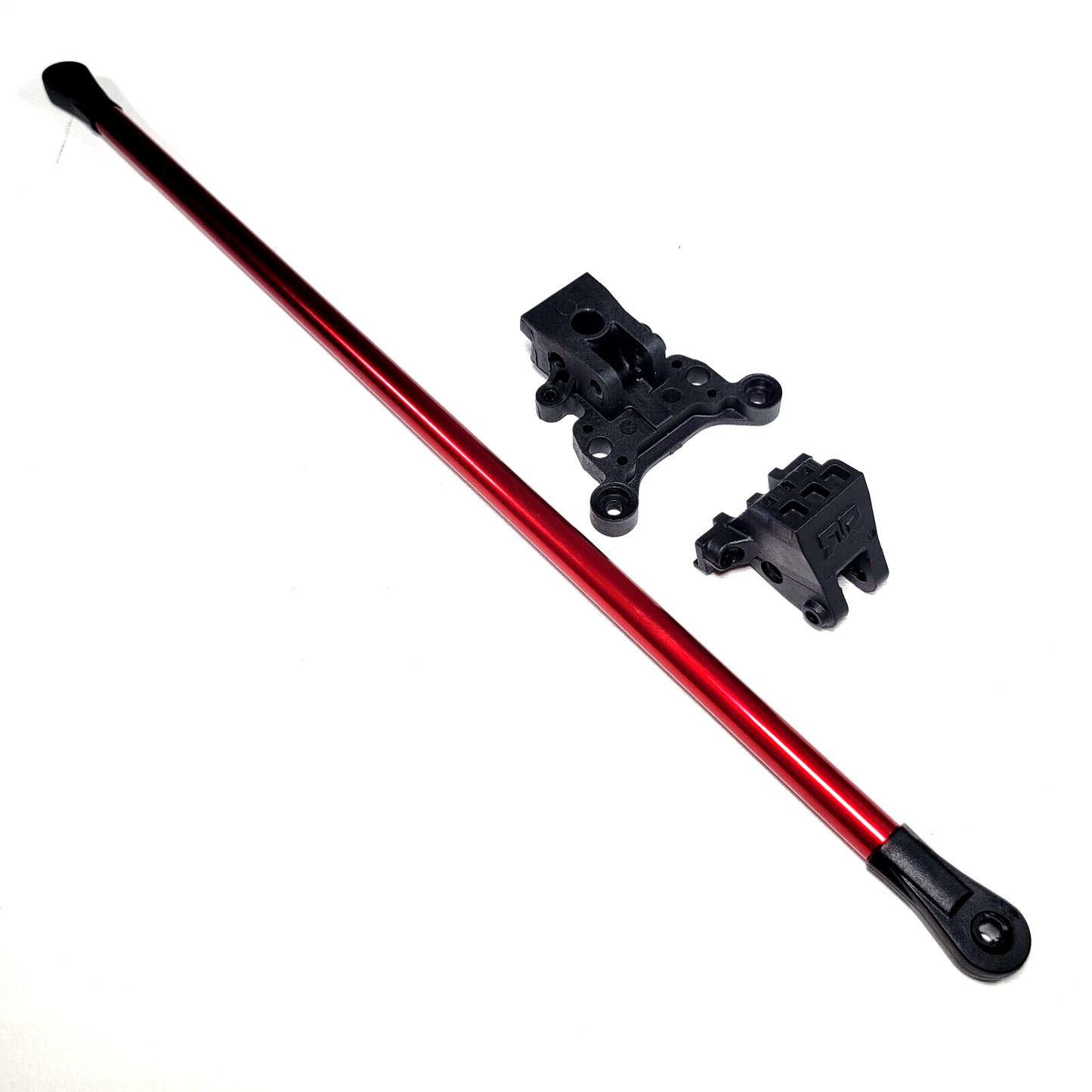 Arrma Felony 6s Center Chassis Brace Bar Red 309mm & Balls Cups Mounts Limitless