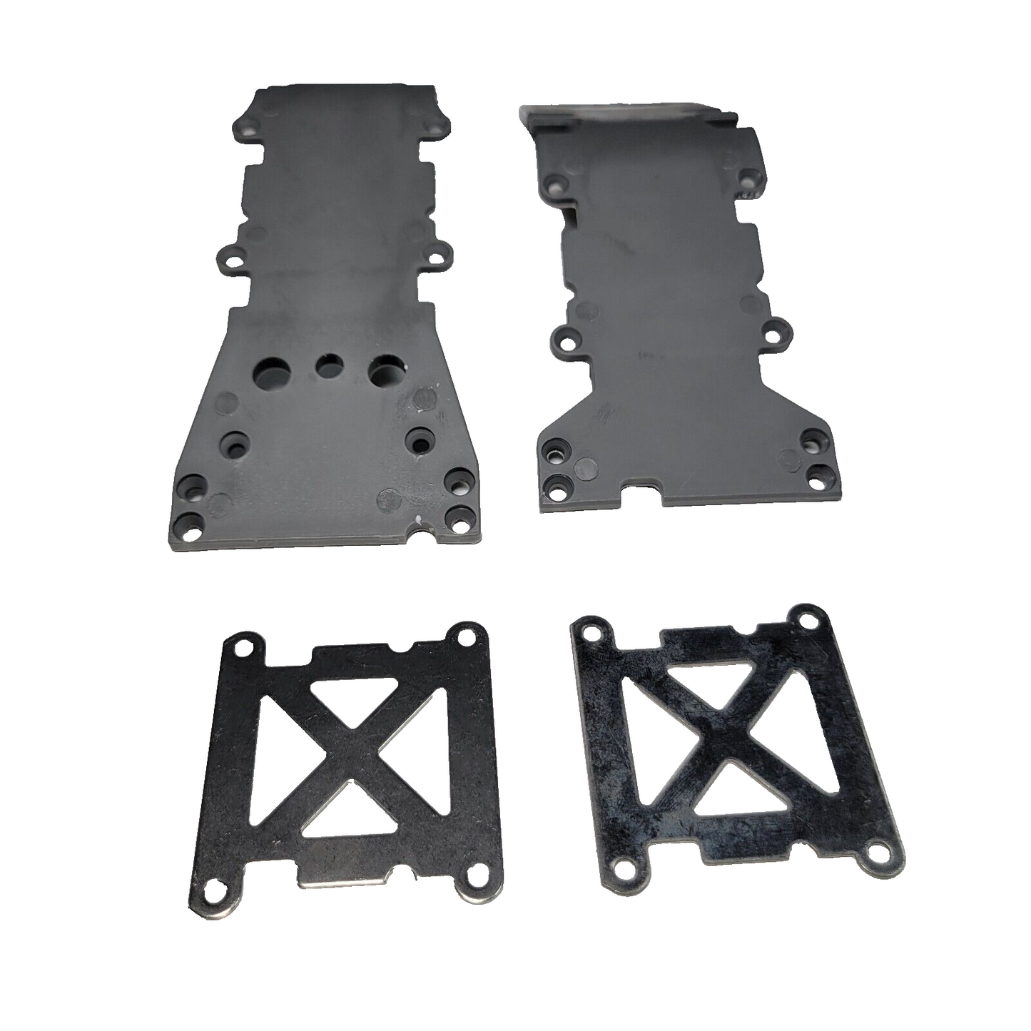 Fits Traxxas T-Maxx 2.5 Front Rear Bulkheads Brace Bulkhead Skid Plates 3906