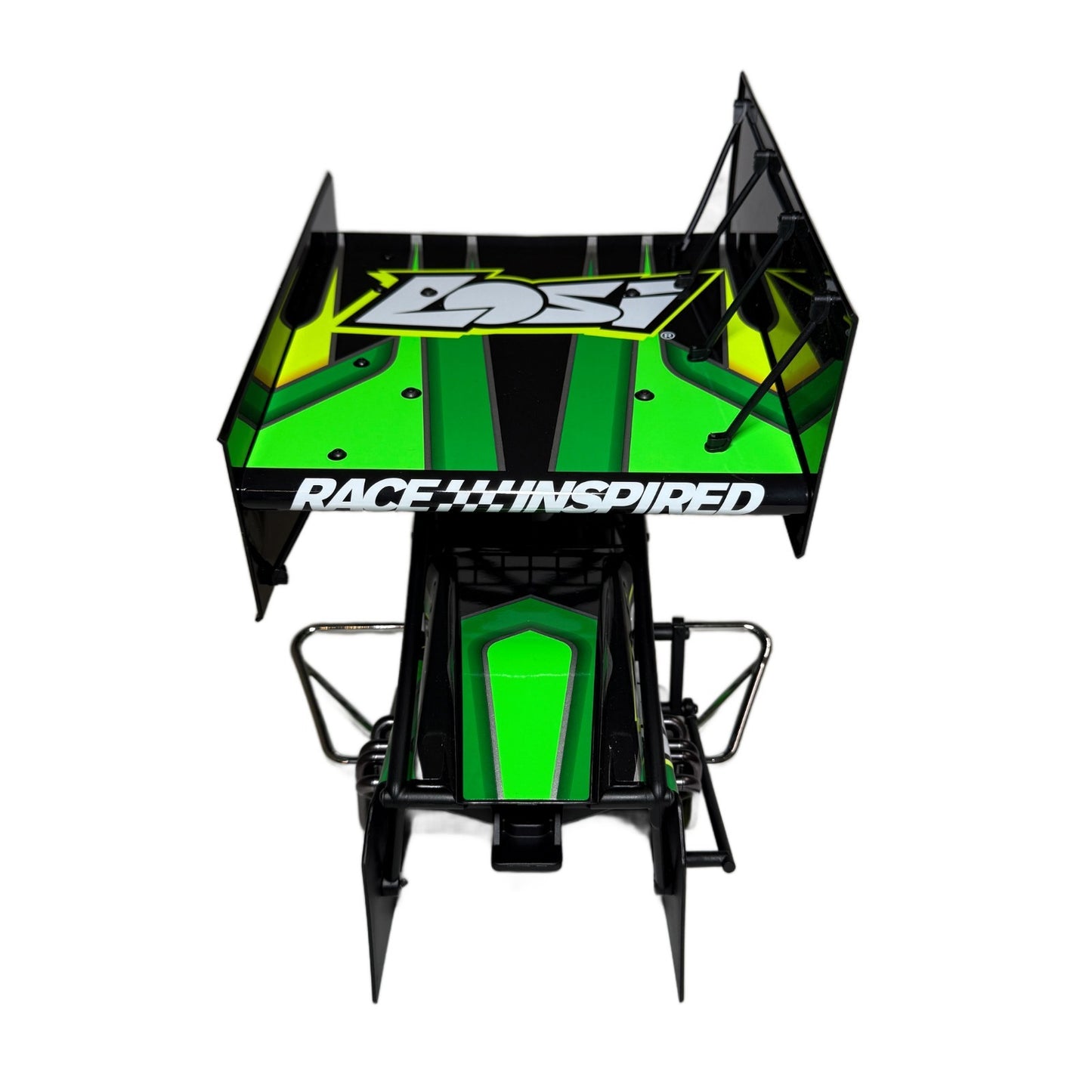 Losi 22s Sprint Body Factory Decaled Green Cage Interior Driver Bumpers