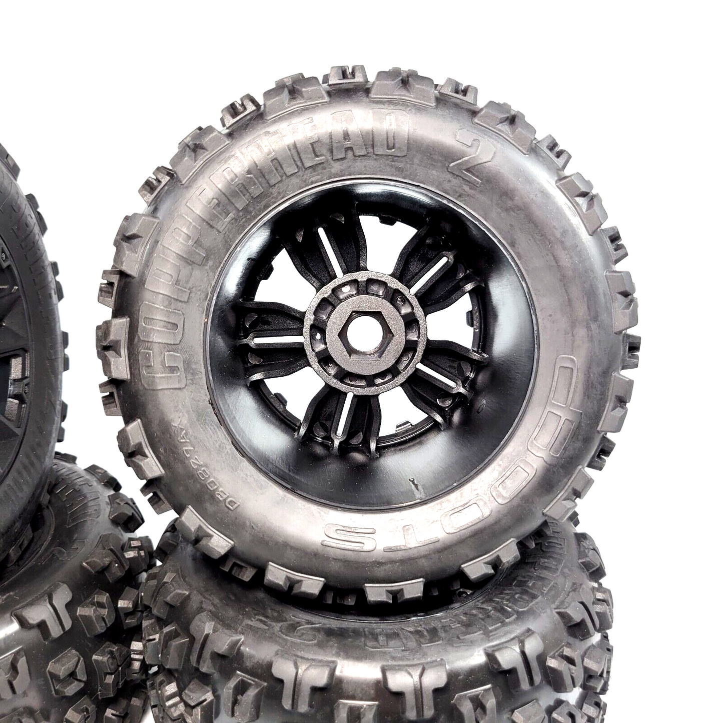 Arrma Kraton V6 6s BLX Dboots Copperhead 2 Tires 17mm Wheels Talion Outcast (4)