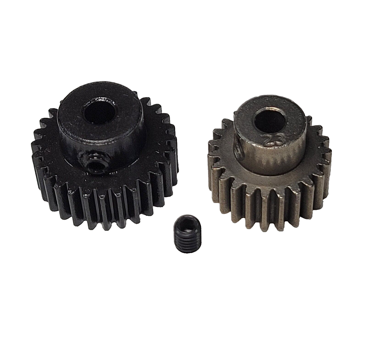 Fits Traxxas 23T & 28T Tooth Steel Pinion Gears 48p 1/16 E-Revo/ Rustler Slash