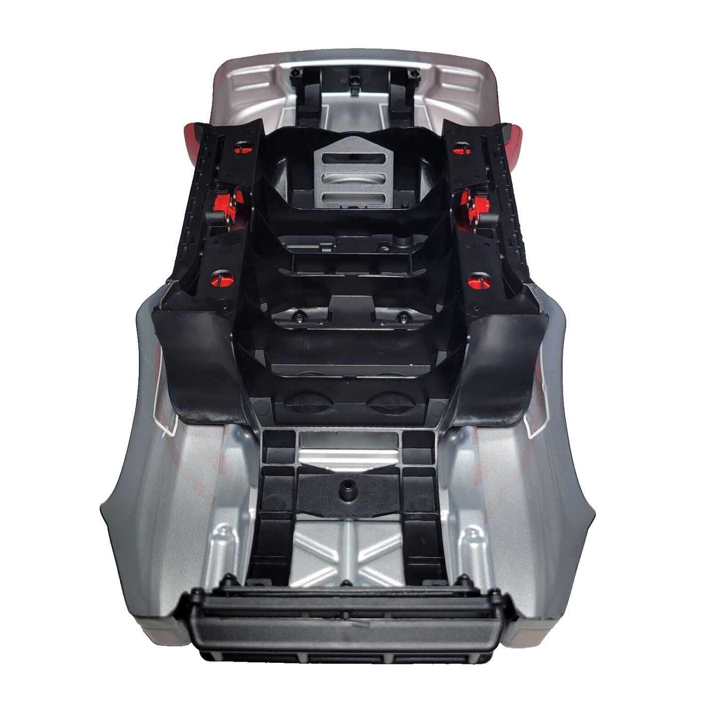 Arrma Mojave Grom Body Red Black With Internal Cage Frame / Clipless System