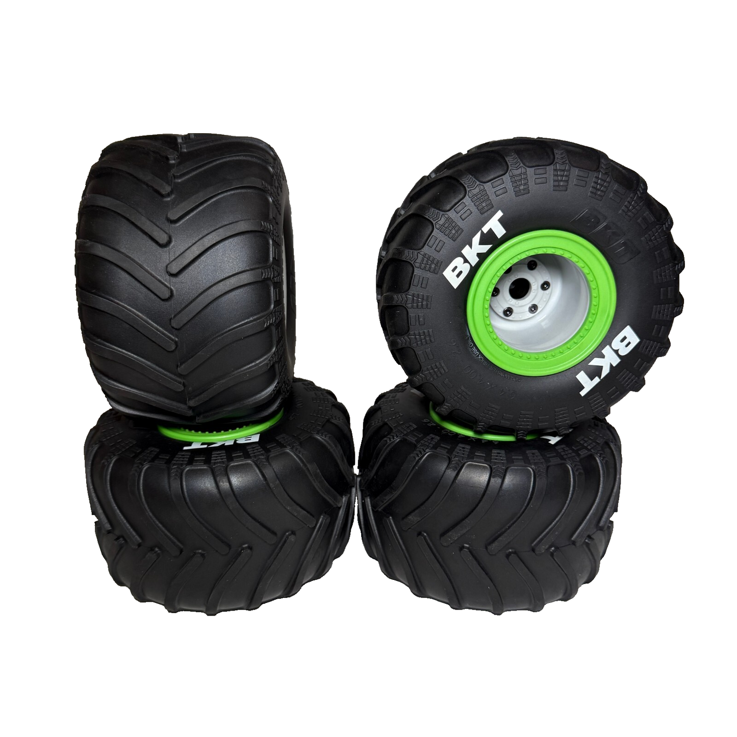 Losi LMT GraveDigger 1/8 2.0 BKT Tires Monster Truck & 17mm Green Wheels