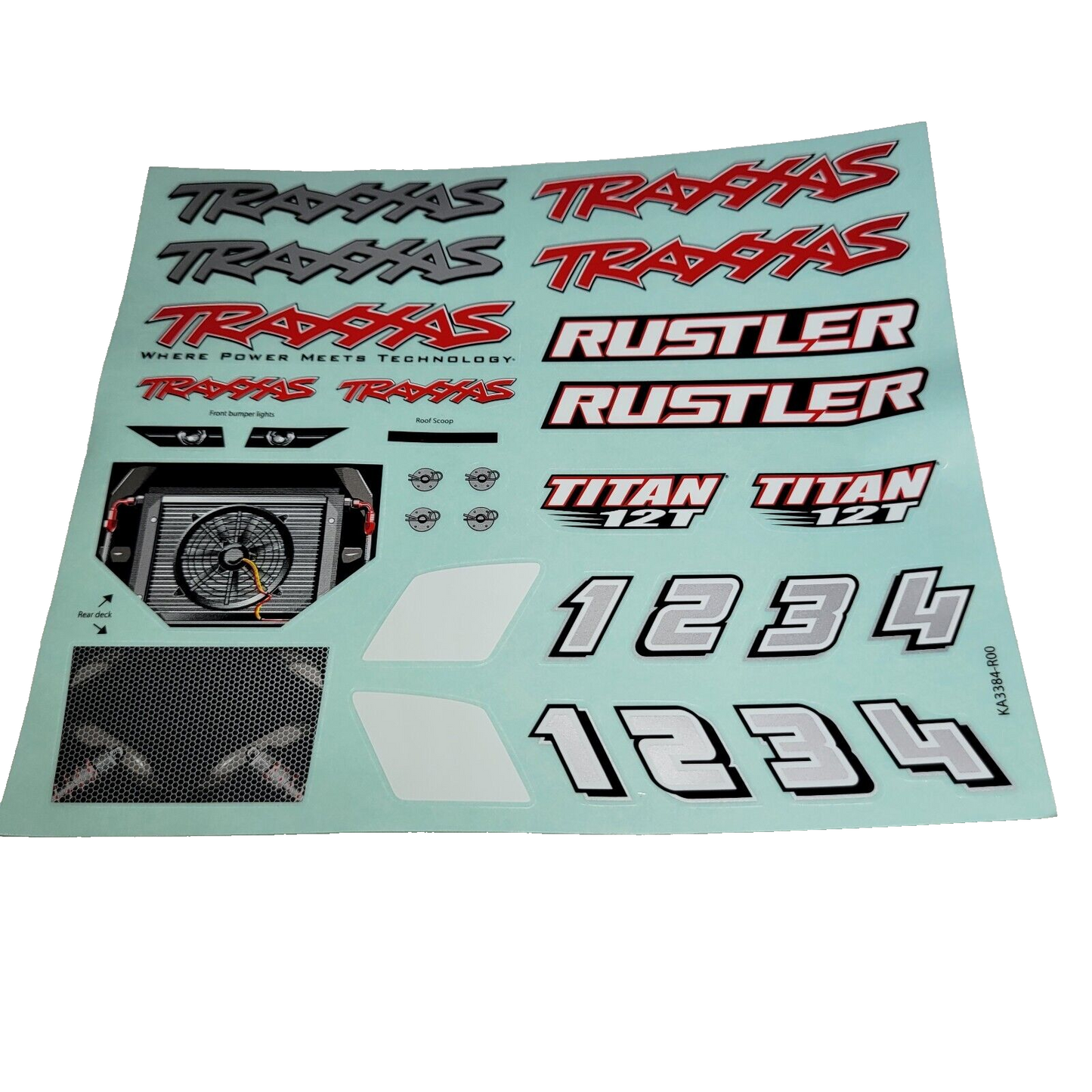 Fits Traxxas Rustler 2wd Clipless Body Factory Painted Orange Decals XL5 BL2s