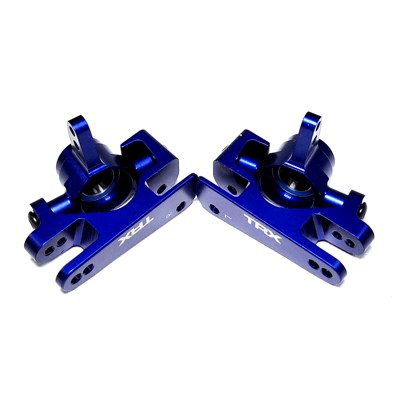 Fits Traxxas XO-1 Knuckles Blue Aluminum Front Steering & Rear Hub Carriers