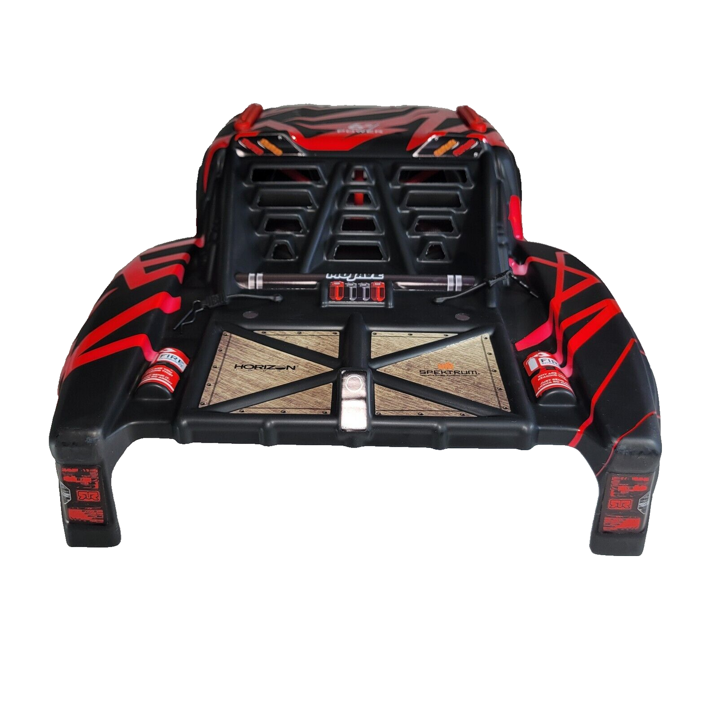 Arrma Mojave 6S BLX Red Black Painted Body Shell With Cage / Interior ARA411004