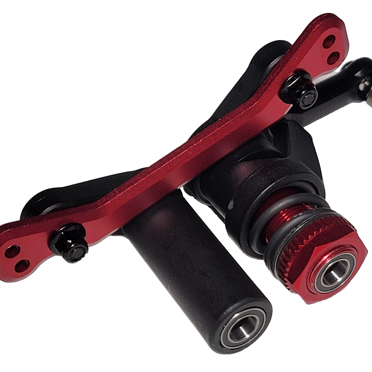 Fits Traxxas Sledge Servo Saver Steering RED Bellcrank Bearings Draglink Horn