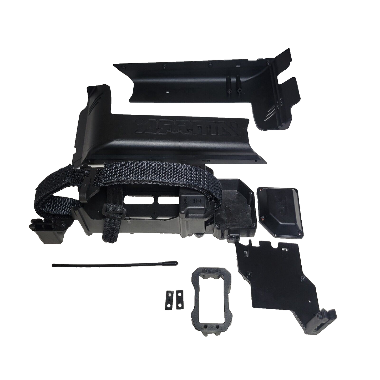 Arrma Kraton 6s V6 BLX Side Guards, Battery Tray, Servo & Esc Mount Plate