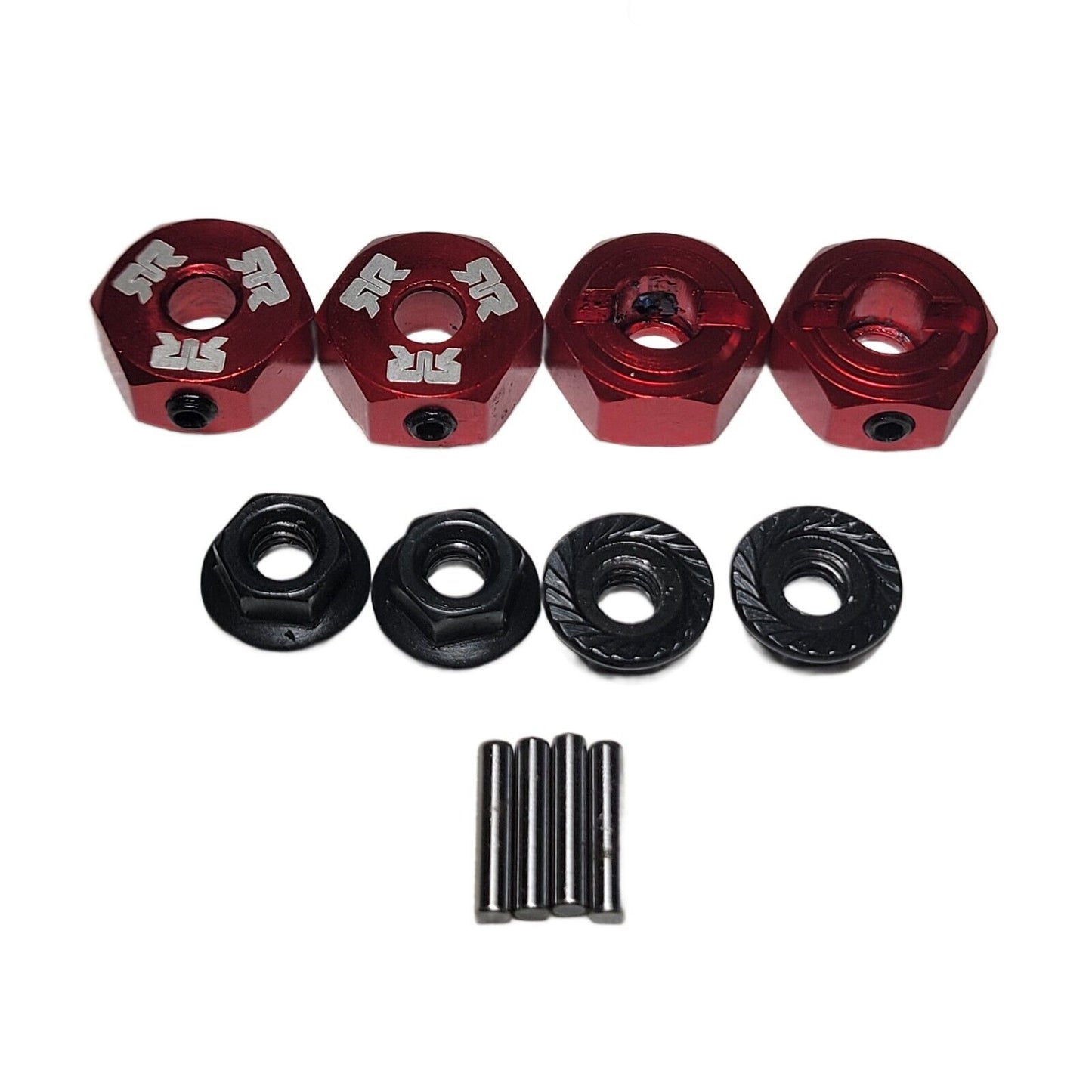Arrma Mojave Grom 223s Metal Driveshafts Axles Dogbone Stub Axle CVD Hexes 1/18