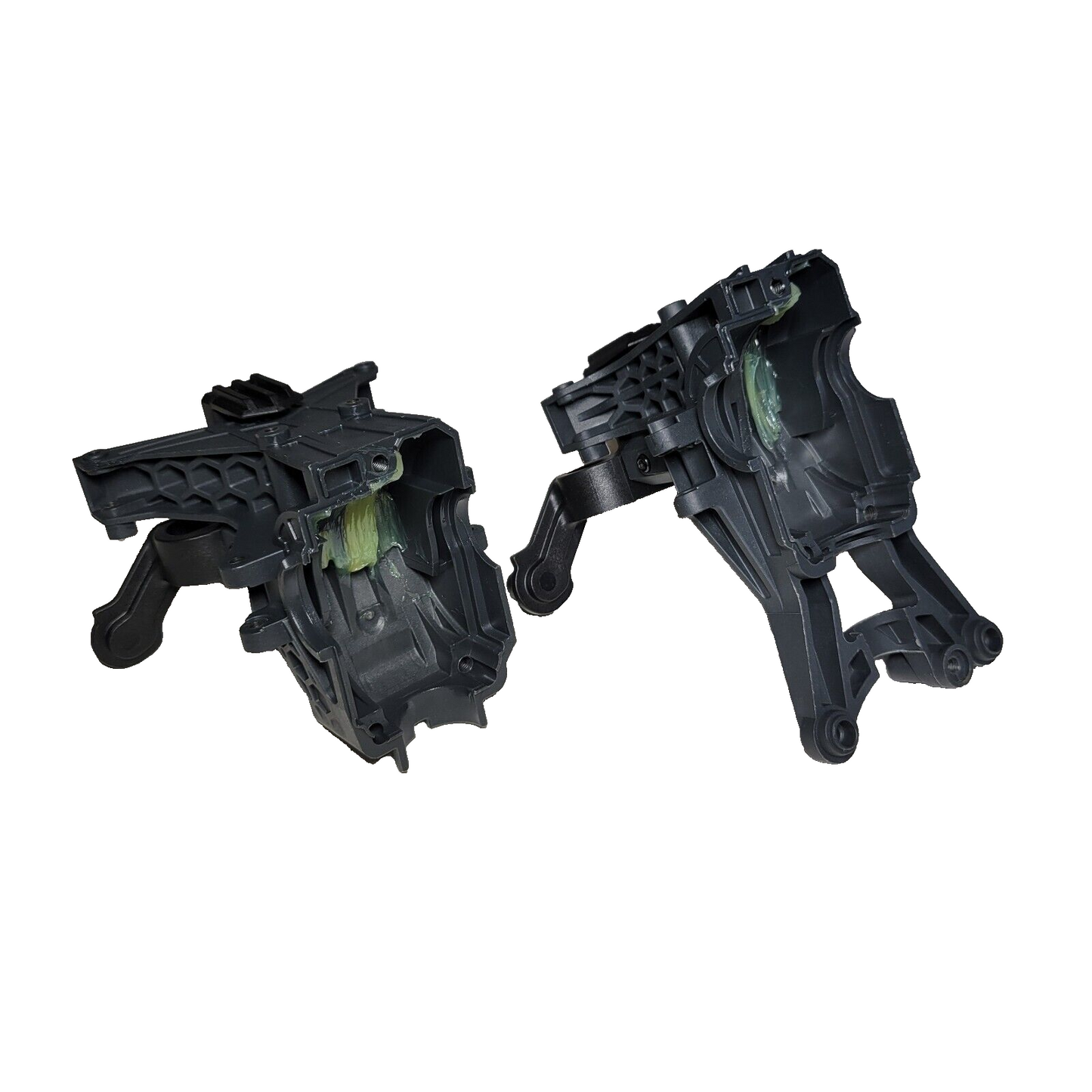 Arrma Big Rock V4 223s BLX GearBox Cover Bulkhead CLIPLESS Body Mounts / Towers