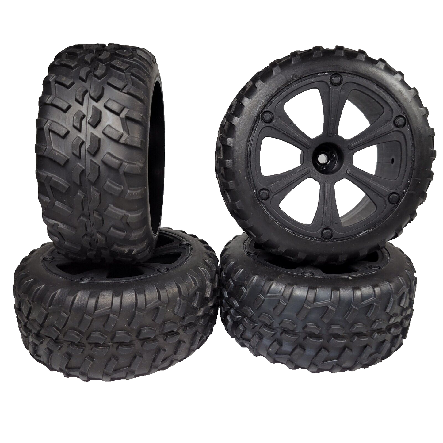 Redcat Racing Piranha-TR10 Wheels And Tires BS711-002 Blackout SC / SC Pro