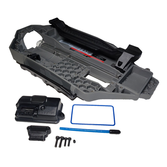 Fits Traxxas Hoss 4x4 VXL Chassis Receiver Box Driveshaft Cover Battery Bar 9022
