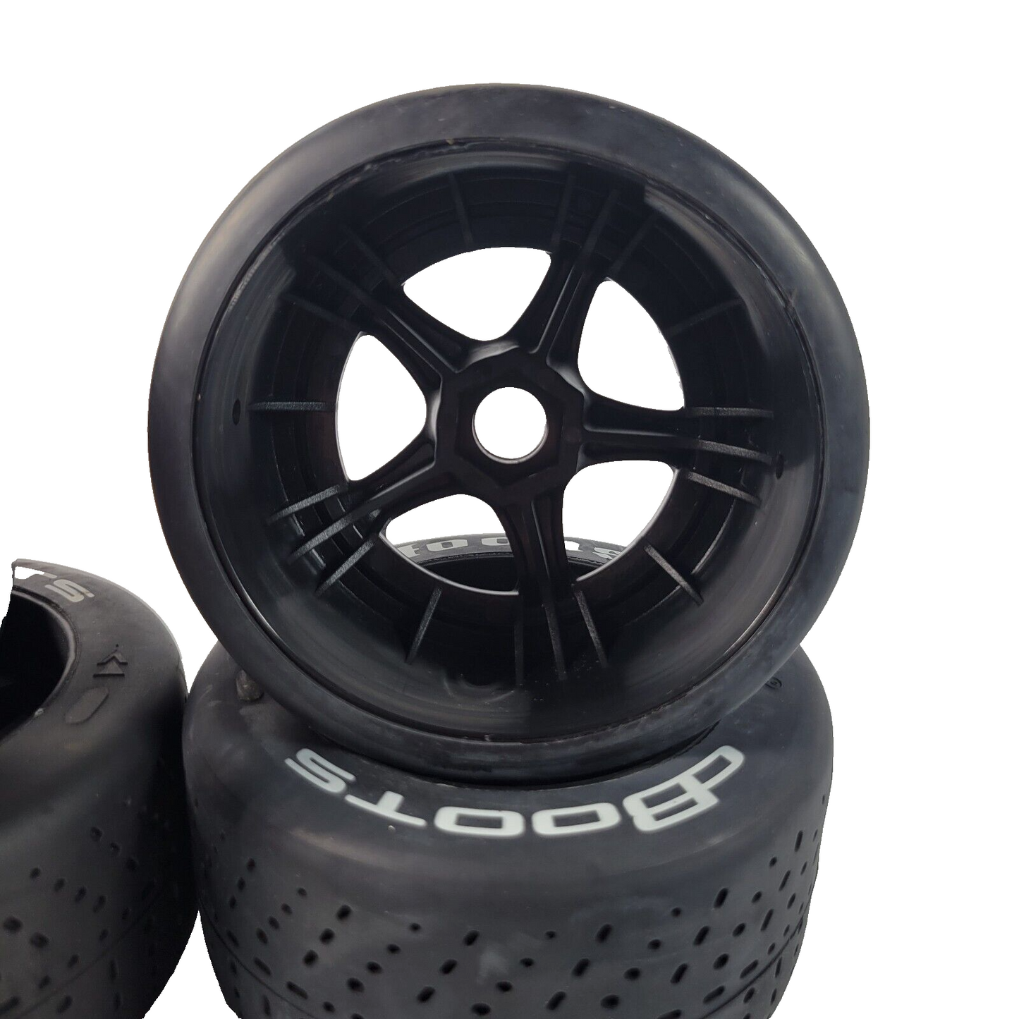 Arrma Felony 6s Tires & 17mm Wheels tyres HOONS DBoots belted 5-spoke ARA7617V2