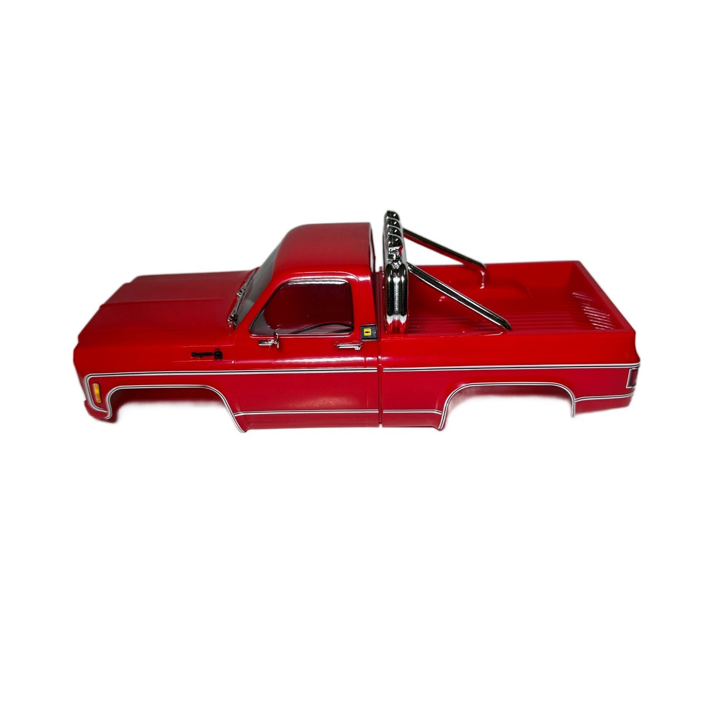 Fits Traxxas Trx-4m High Trail K10 Red Body Factory Painted & Led Lights 1/18