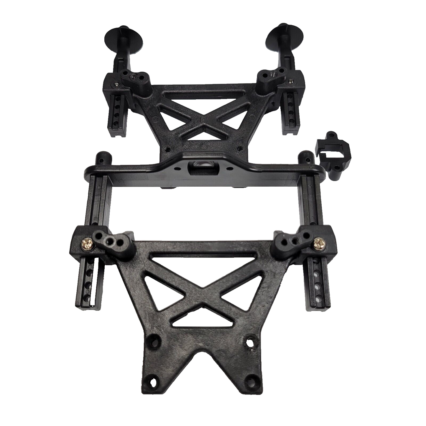Fits Traxxas T-Maxx 2.5 4910 Front Rear Shock Towers Body Mounts 3.3 3906 E-Maxx