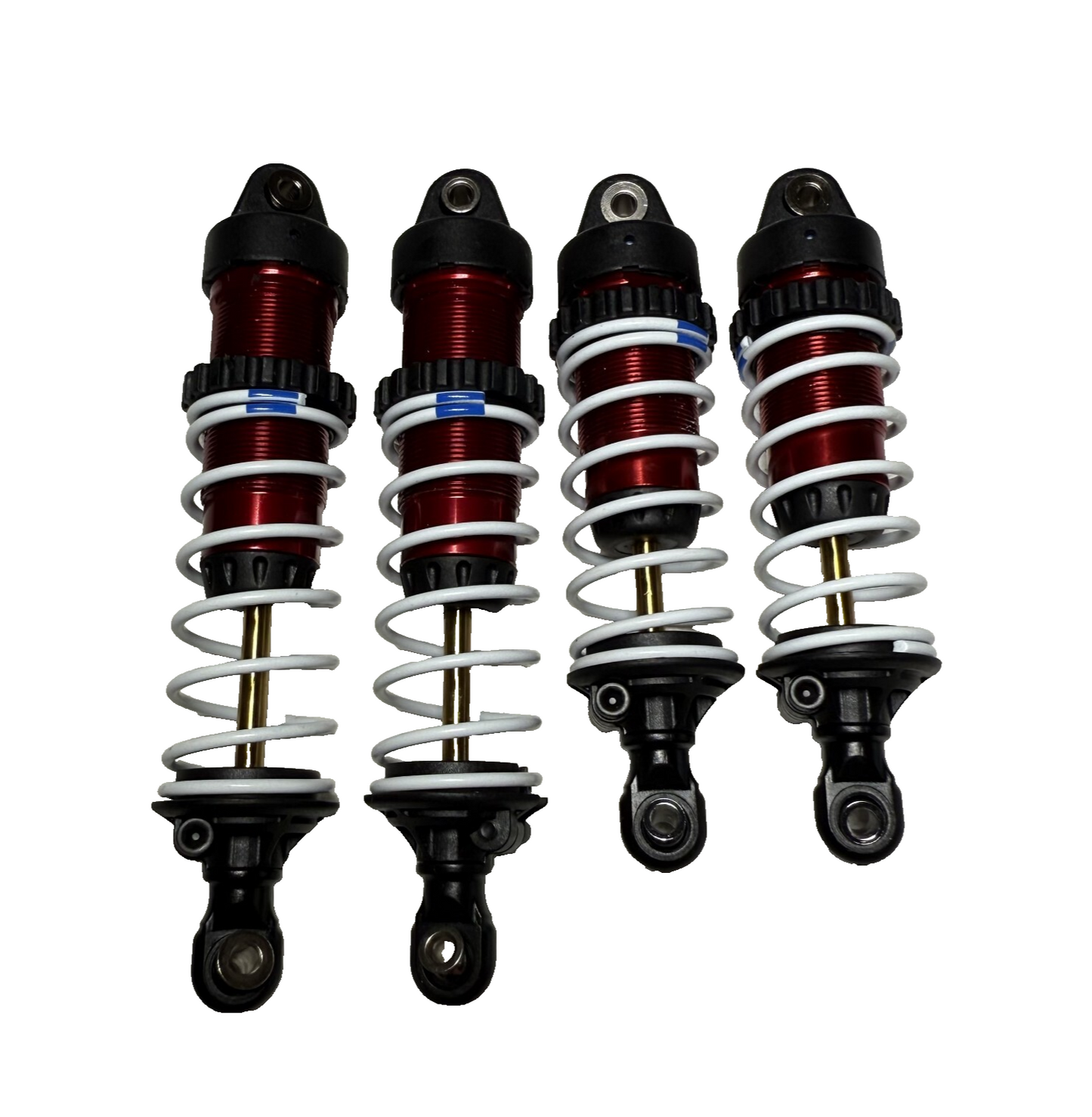 Fits Traxxas Slash Modified Shocks GTR RED Front Rear Springs Absorbers MudBoss