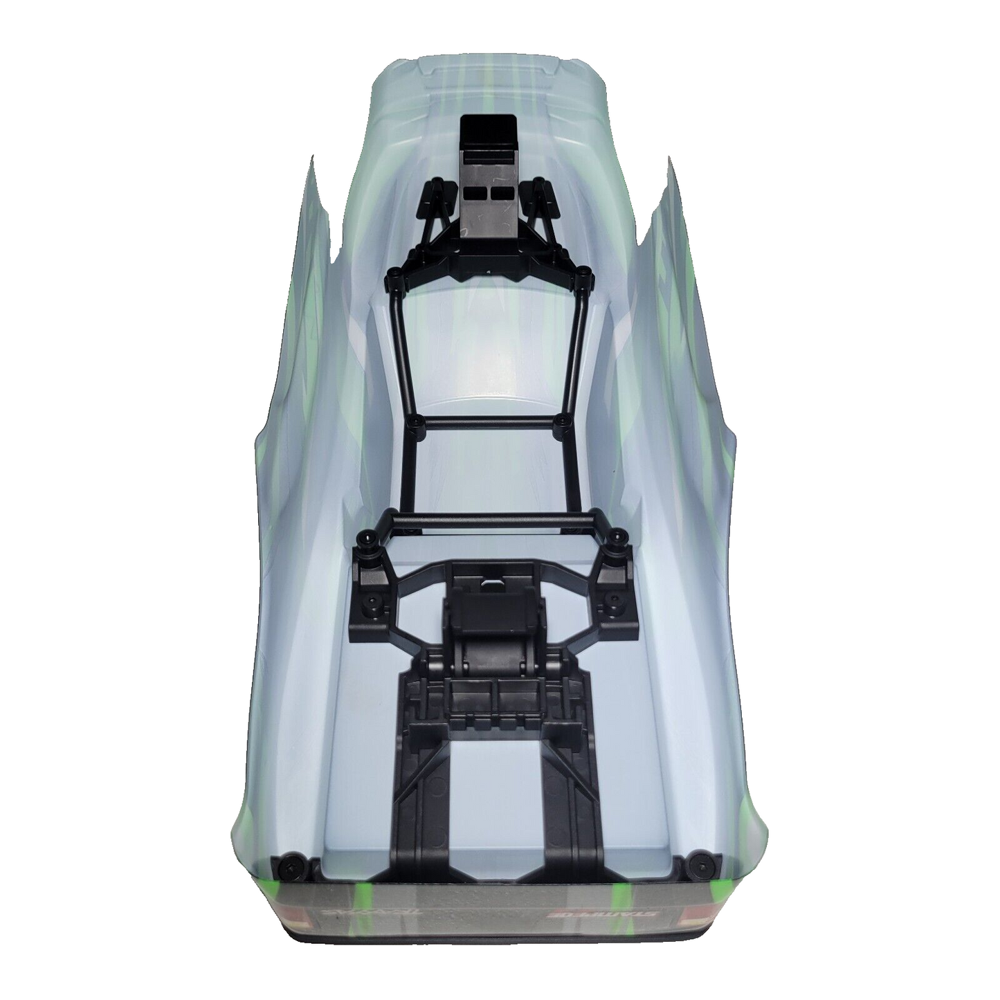 Fits Traxxas Stampede 4X4 BL-2s V2 Green Black Body Clip-Less Support Mount VXL