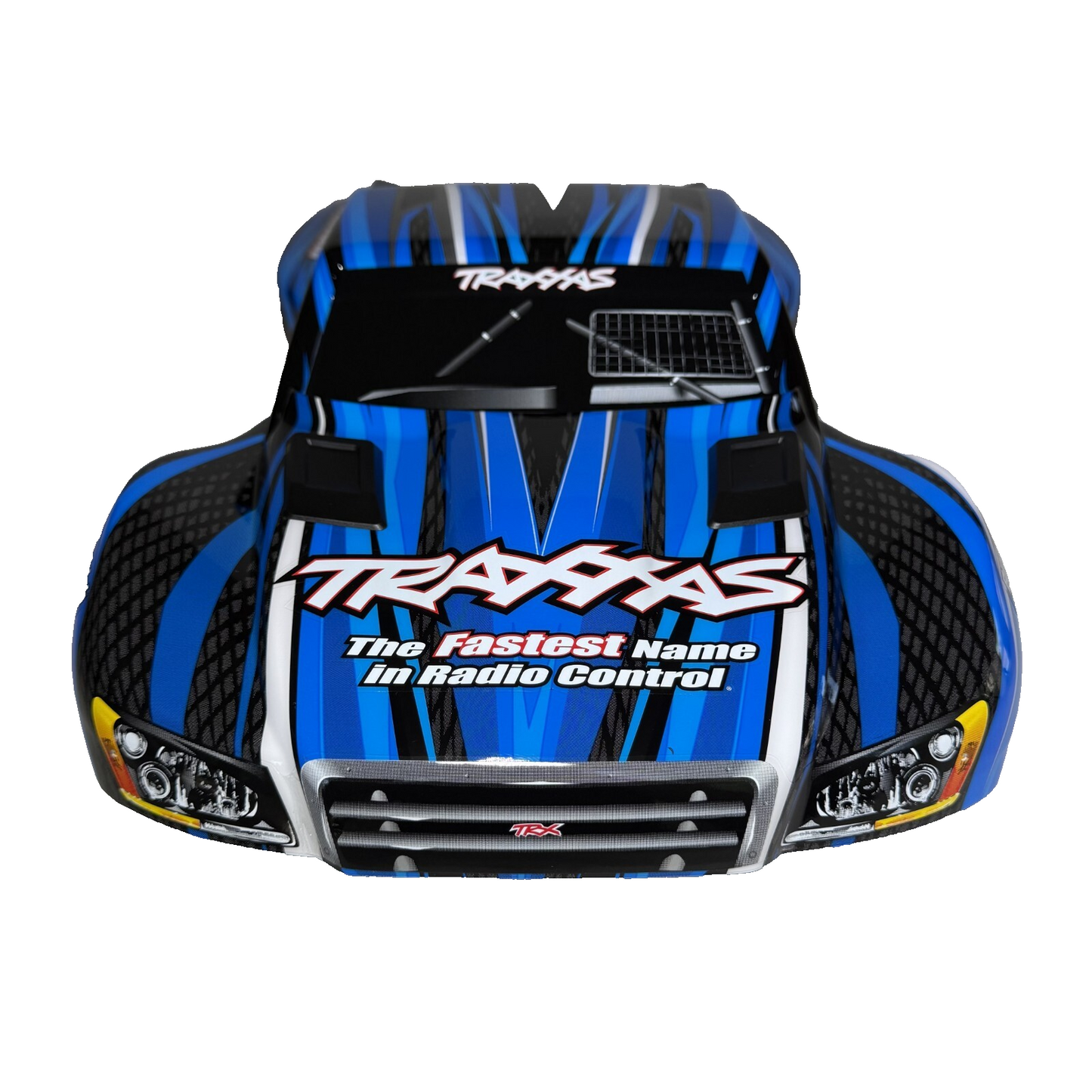 Fits Traxxas 1/10 Slash Blue Black Body w/ Clipless Mounts 4wd 2wd 4x4 VXL XL5