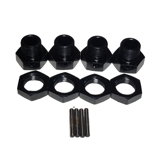 Arrma Notorious V6 6S EXB BLX Outcast 17mm Aluminum Wheel Hex Hubs Nut Pin Hexes