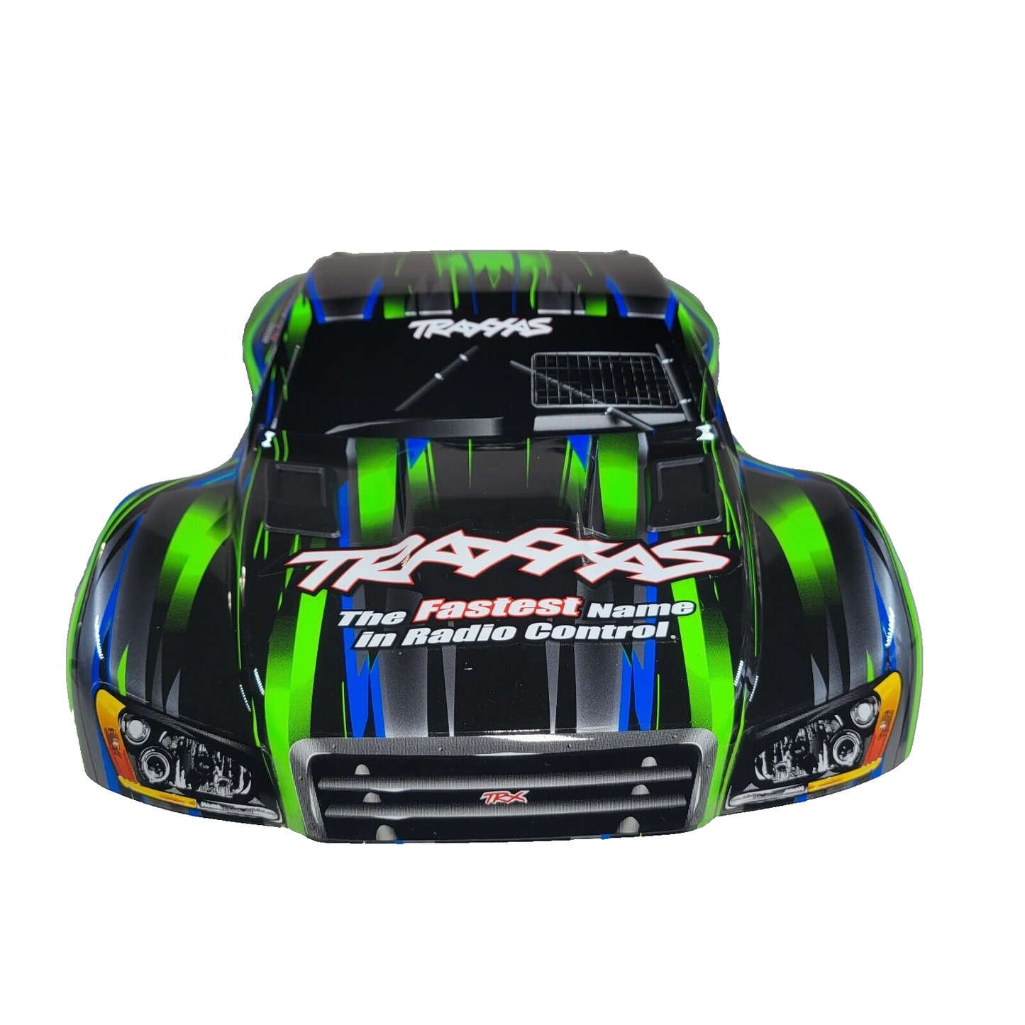 Fits Traxxas Slash 4x4 BL-2s Green Black Body w/ Clipless Mounts 4wd 2wd VXL XL5