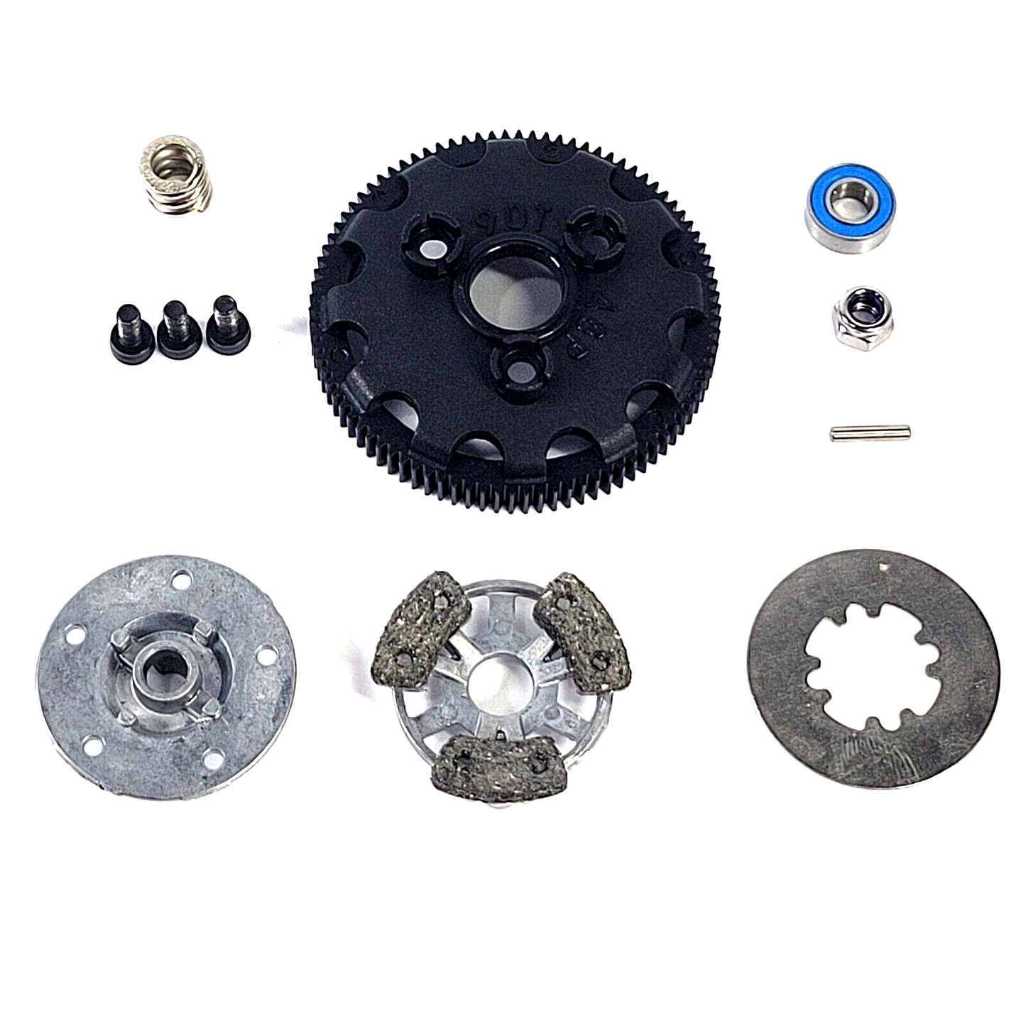Fits Traxxas Rustler 2wd Transmission Slipper Clutch Spur Gear 90T XL-5 Stampede