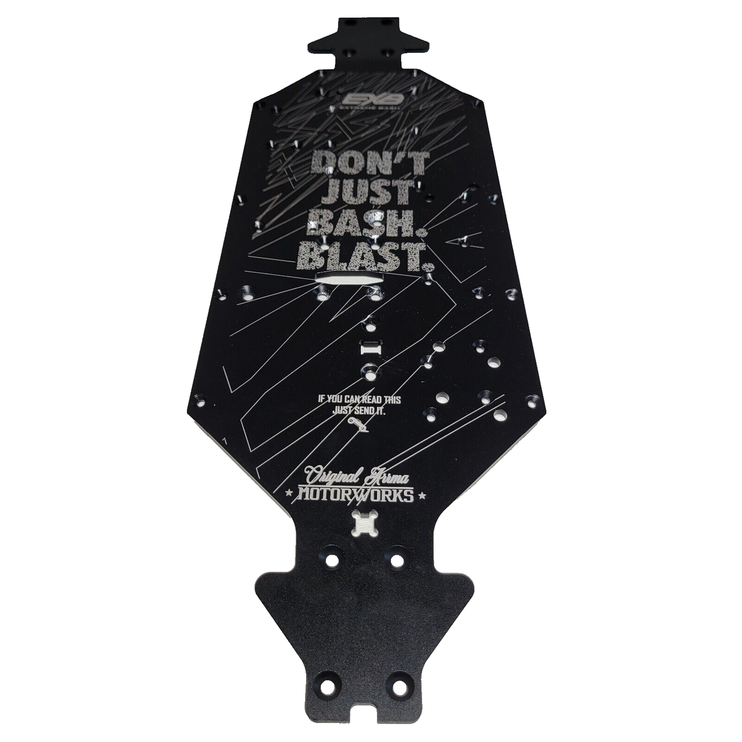 Arrma Notorious 6s V6 EXB Black Aluminum Chassis SWB Outcast Typhon ARA320572