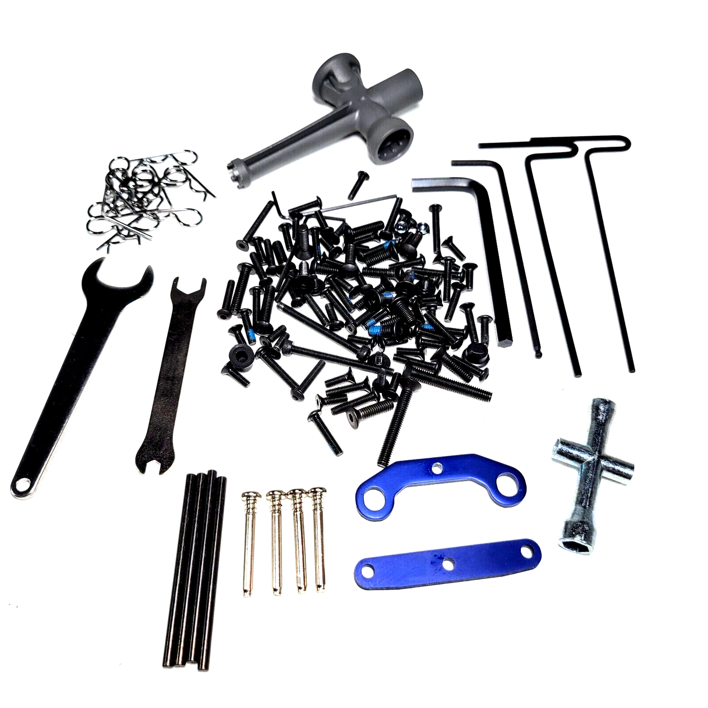 Fits Traxxas XO-1 - Screws & Tools hardware wrenches Arm Hinge pins 64077-3