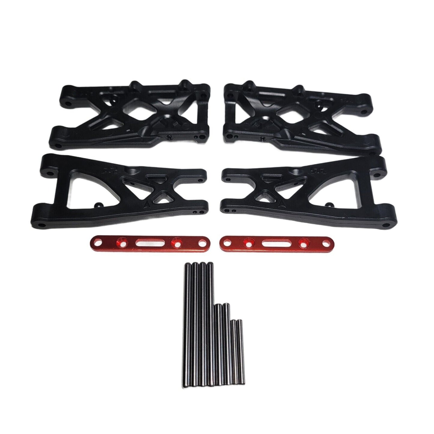 Arrma Vorteks 223S 4x4 BLX V4 Suspension A-Arms & Hinge Pins Front & Rear