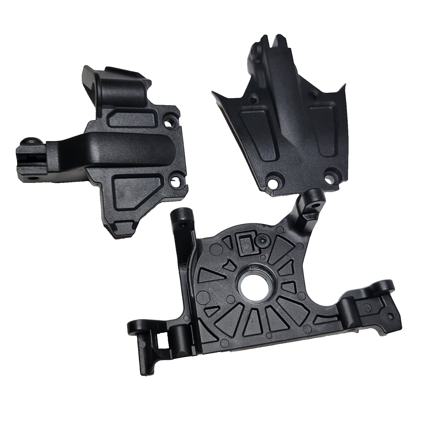 Fits Traxxas Jato 4x4 VXL Motor Mount & Cover / Aluminum Chassis Brace