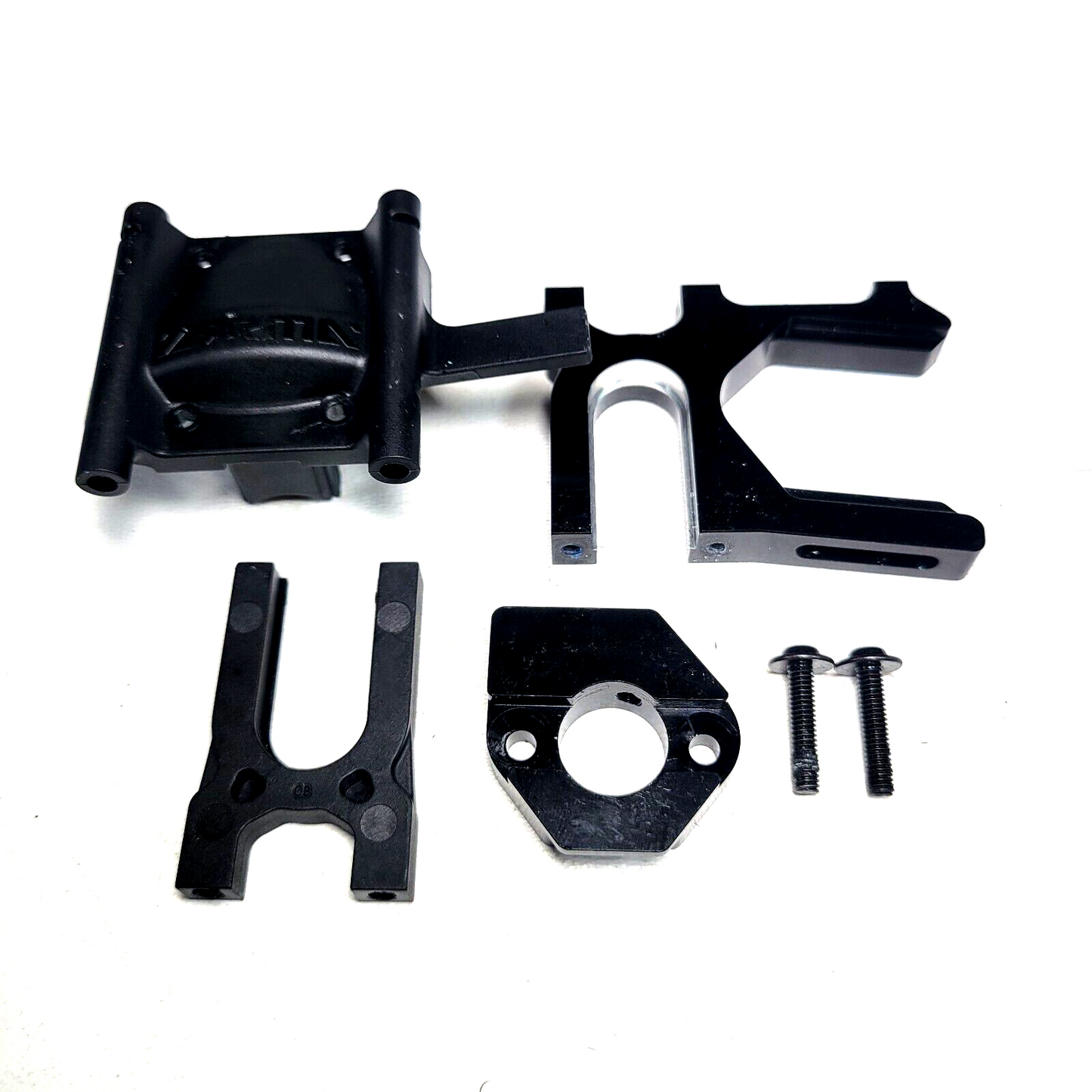 Arrma Big Rock 6s BLX Sliding Aluminum Motor Mount Set & Center Diff Mount