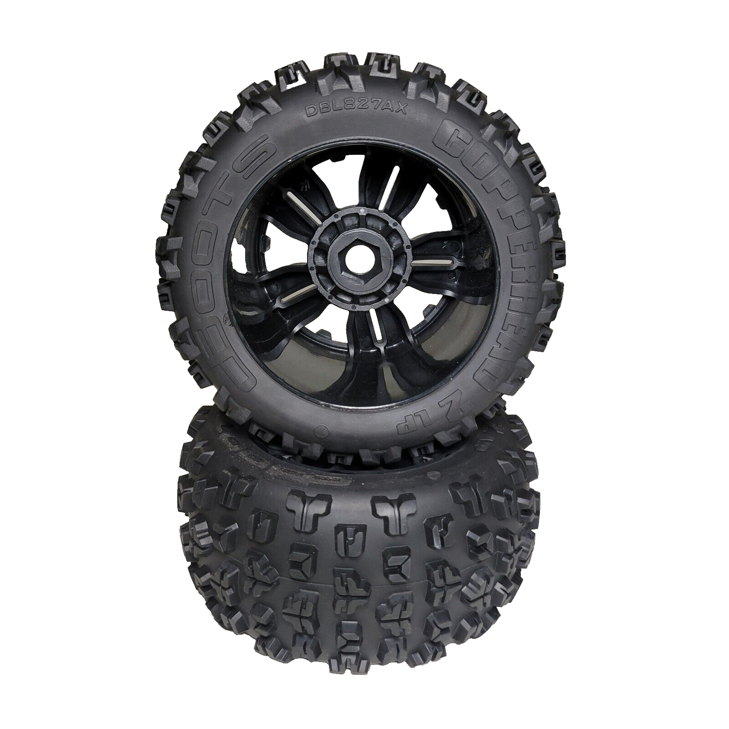 Arrma Kraton 4S V2 BLX DBoots Copperhead LP Tires 17mm Wheels Front Rear Outcast