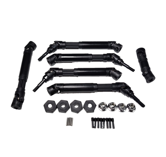 Fits Traxxas E-revo 1/16 Vxl Axles DriveShafts 12mm hex Front, Rear & Center