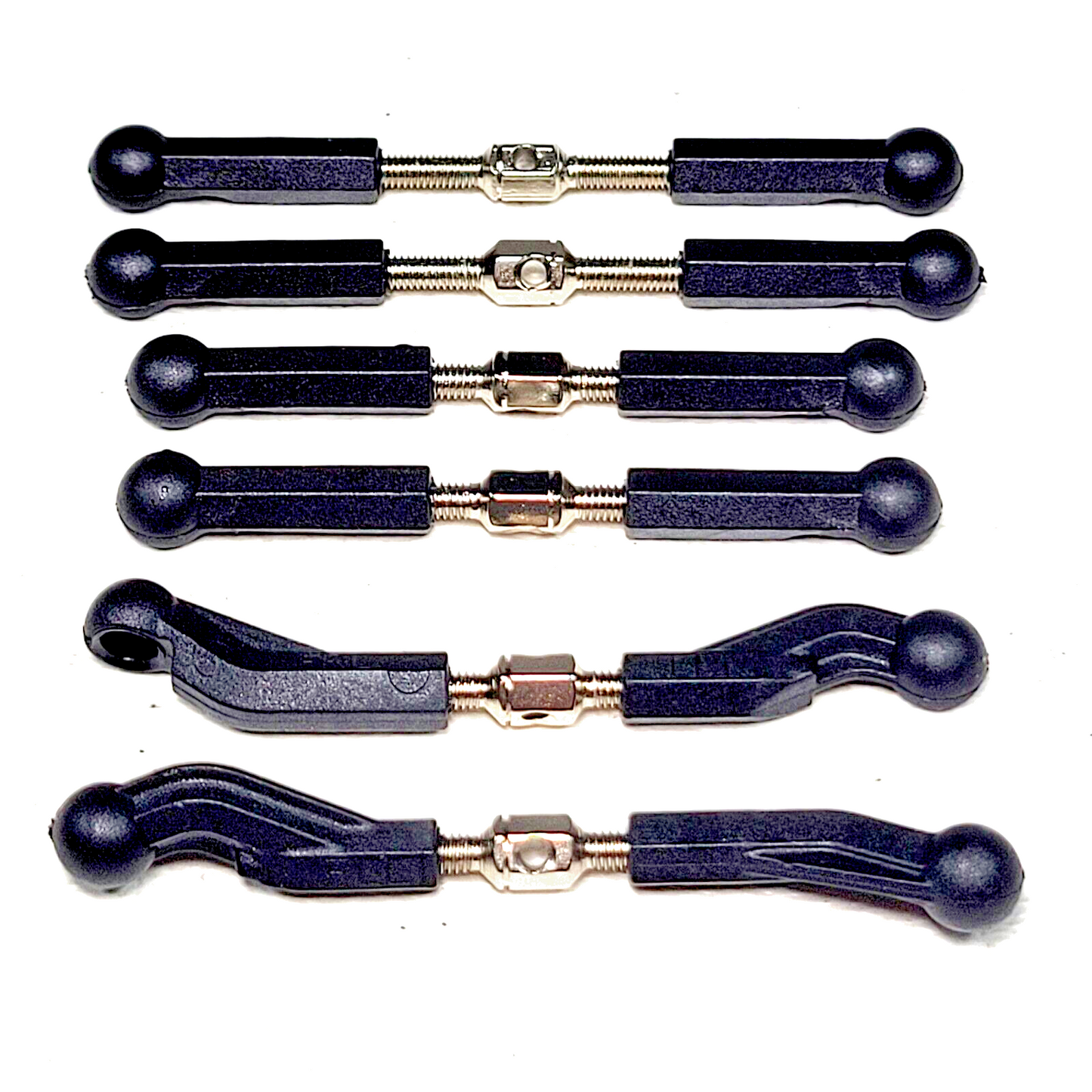 Losi Mini B Adjustable Links Turnbuckles Rod Ends Linkage Front Rear Mini T 2.0