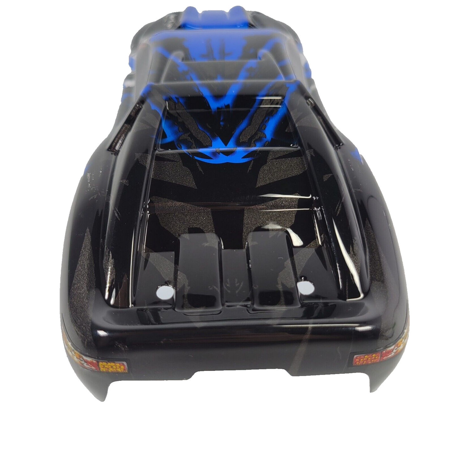 Fits Traxxas E-revo 1/16 VXL Brushless Blue Black White Painted Body & Decals