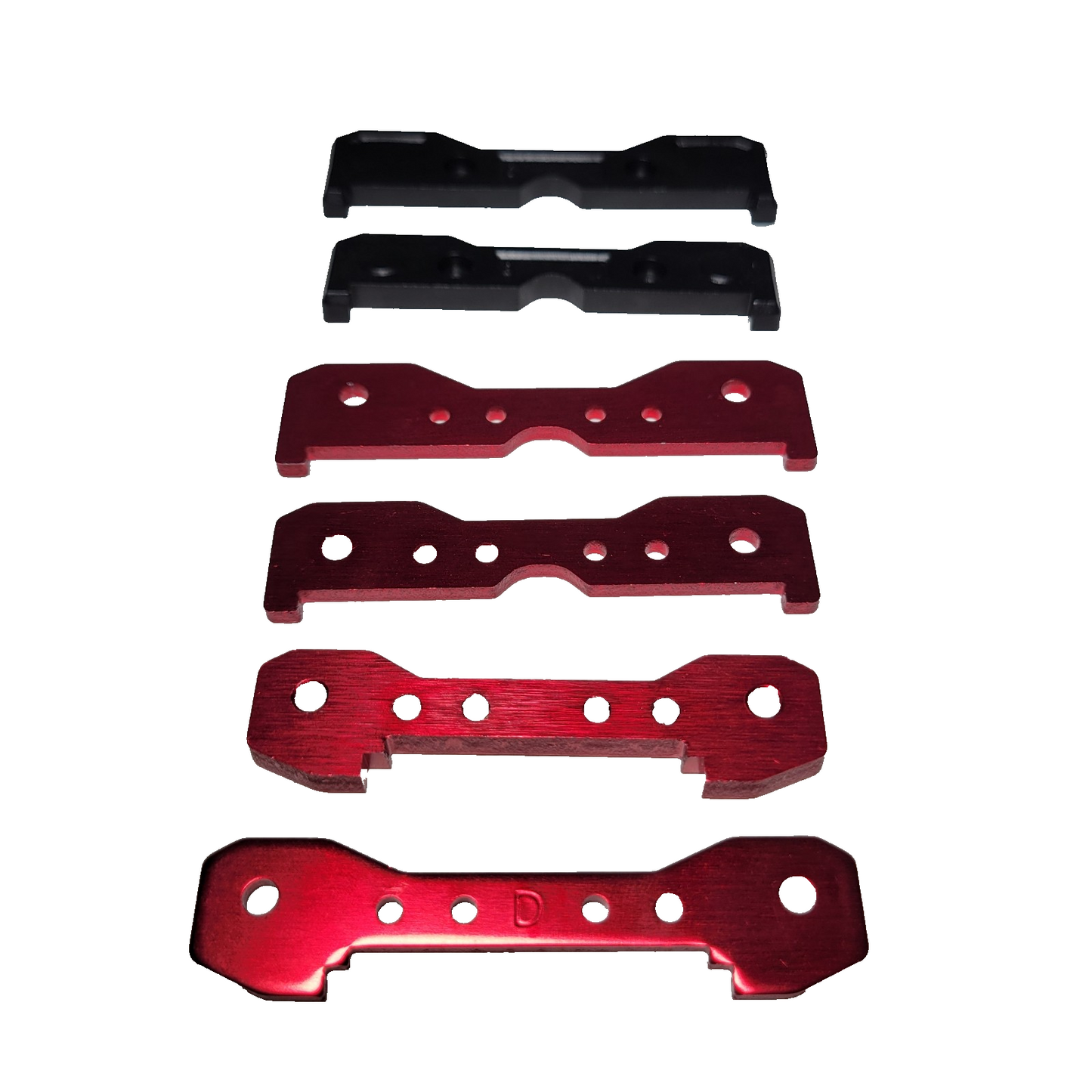 Fits Traxxas Sledge A-Arm Suspension Hinge Pins RED Aluminum Tie Bar Front Rear