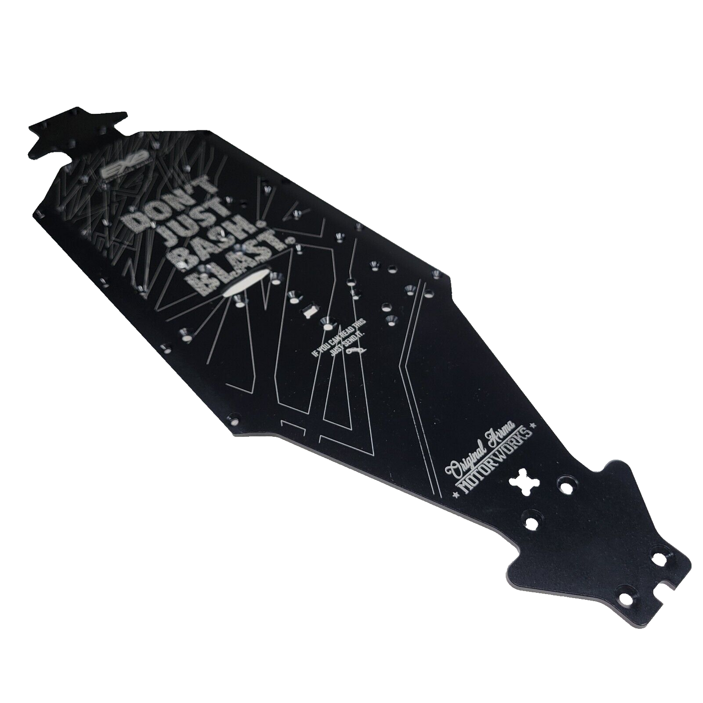 Arrma Kraton 6s EXB V6 Chassis Black 7075 T6 CNC Aluminum Long Wheel Base LWB