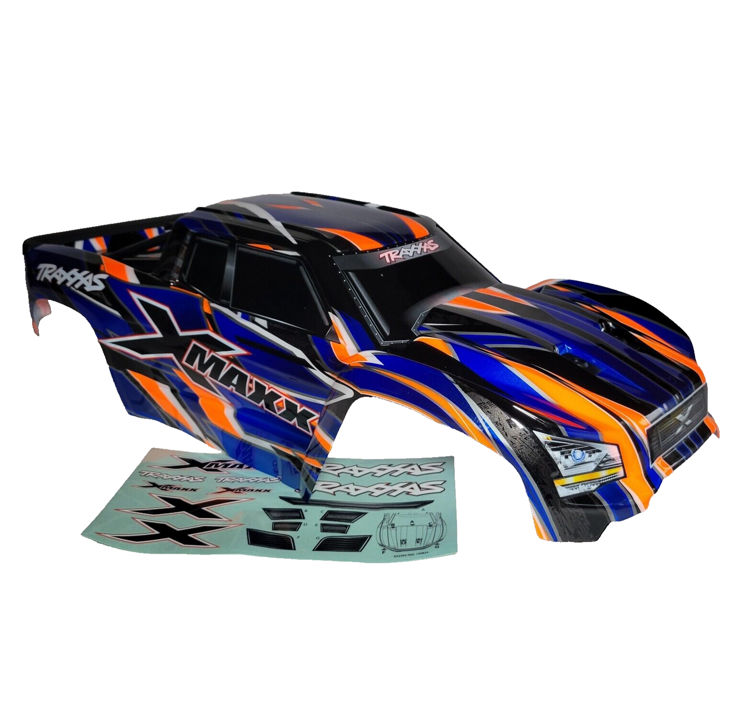 Fits Traxxas X Maxx Body Painted Orange Blue Black Internal Support Mount 8s