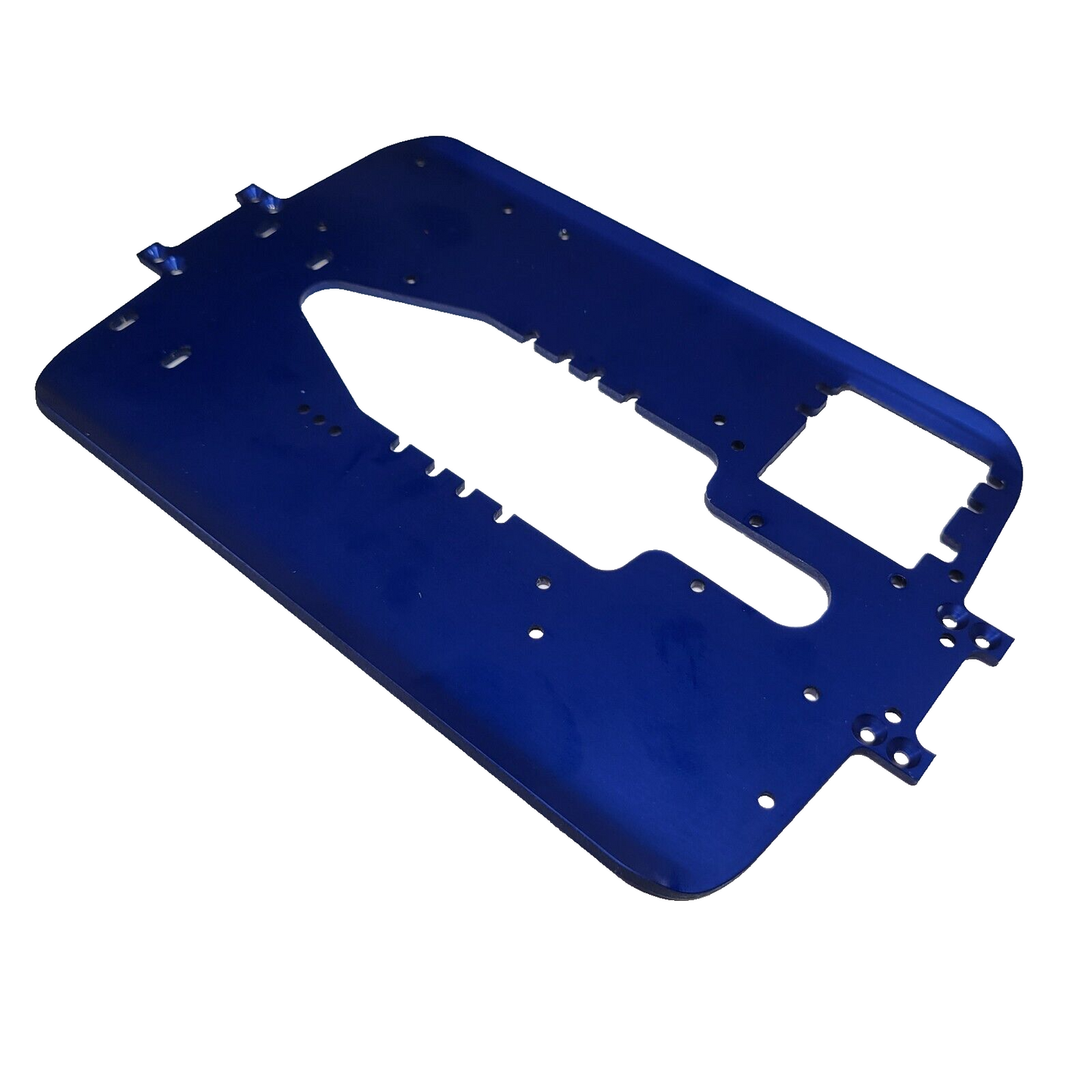 Fits Traxxas T-Maxx 2.5 Blue Aluminum Chassis Plate Braces Servo & Engine Mount