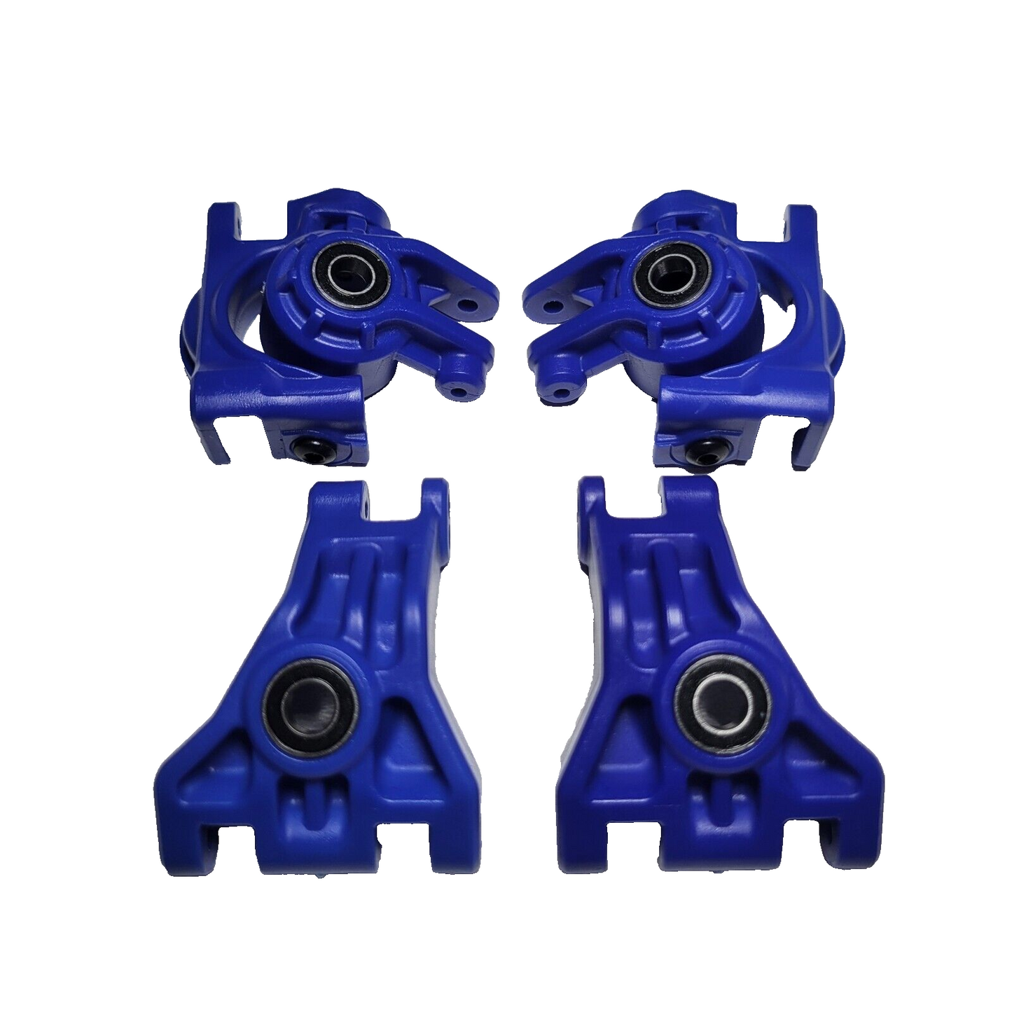 Fits Traxxas Stampede 4x4 BL-2s BLUE Heavy Duty Knuckles Hub Carriers Block