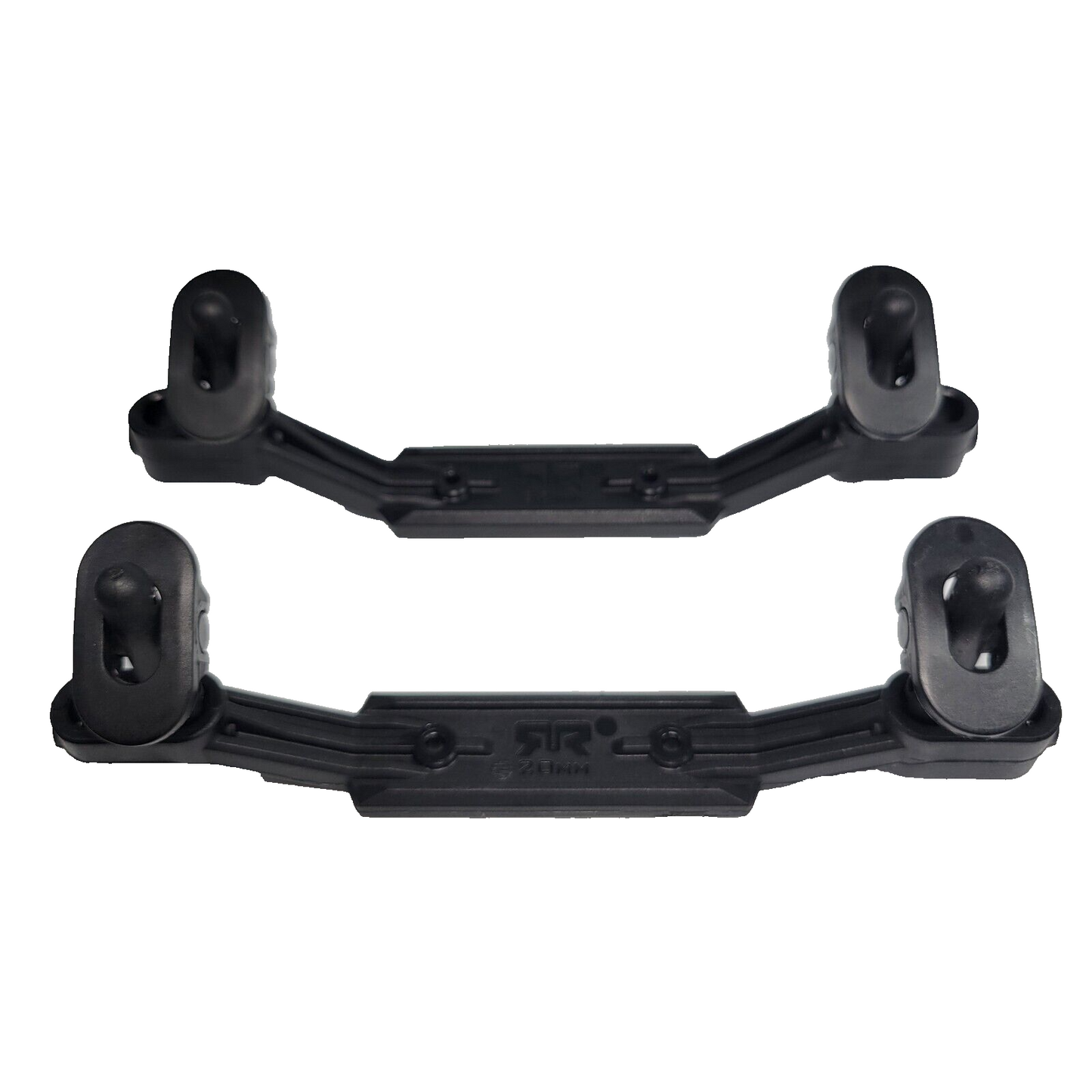 Arrma Felony 6s Body Mounts Posts Front & Rear 32mm 20mm Offset Swivel ARA7617V2