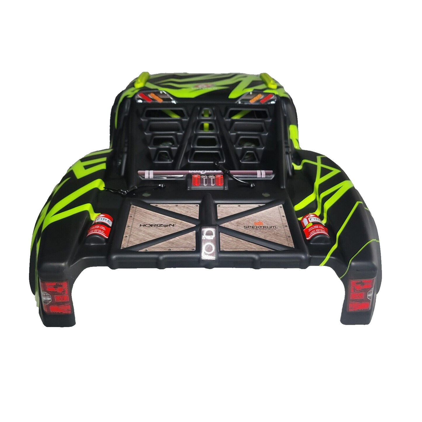 Arrma Mojave 6S BLX Yellow Black Painted Body Shell With Cage Interior ARA411002
