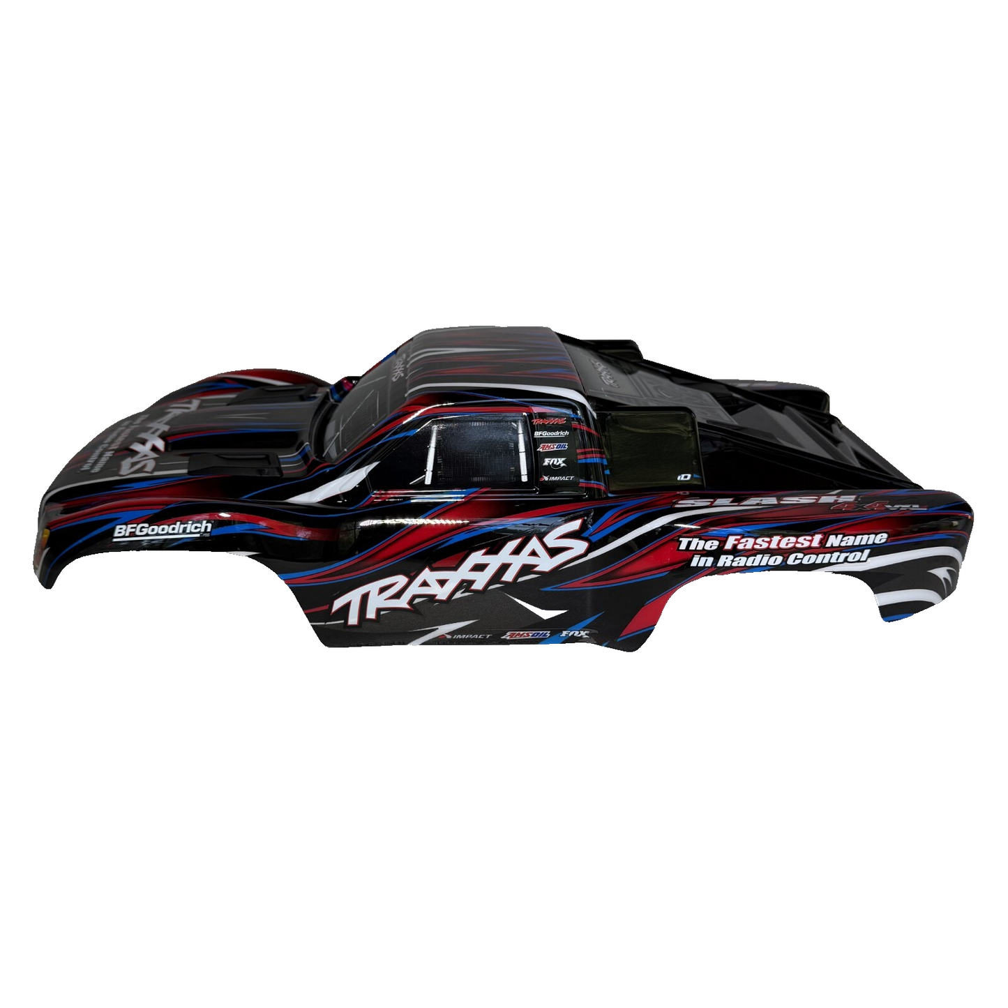 Fits Traxxas Slash 4x4 VXL HD Red Black Body Clipless Mounts 4wd 2wd BL2s XL5