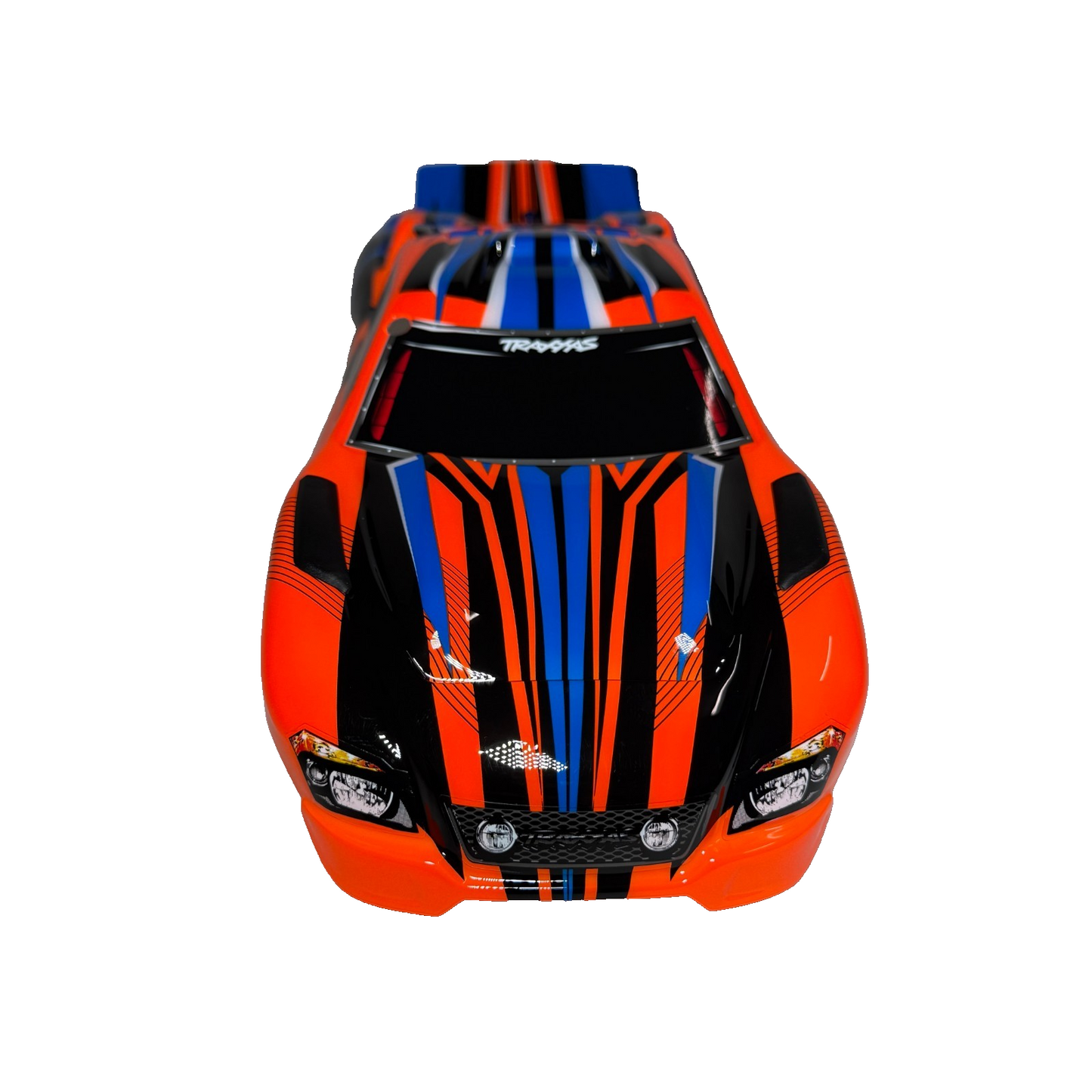 Fits Traxxas Rustler 2wd Clipless Body Factory Painted Orange Decals XL5 BL2s
