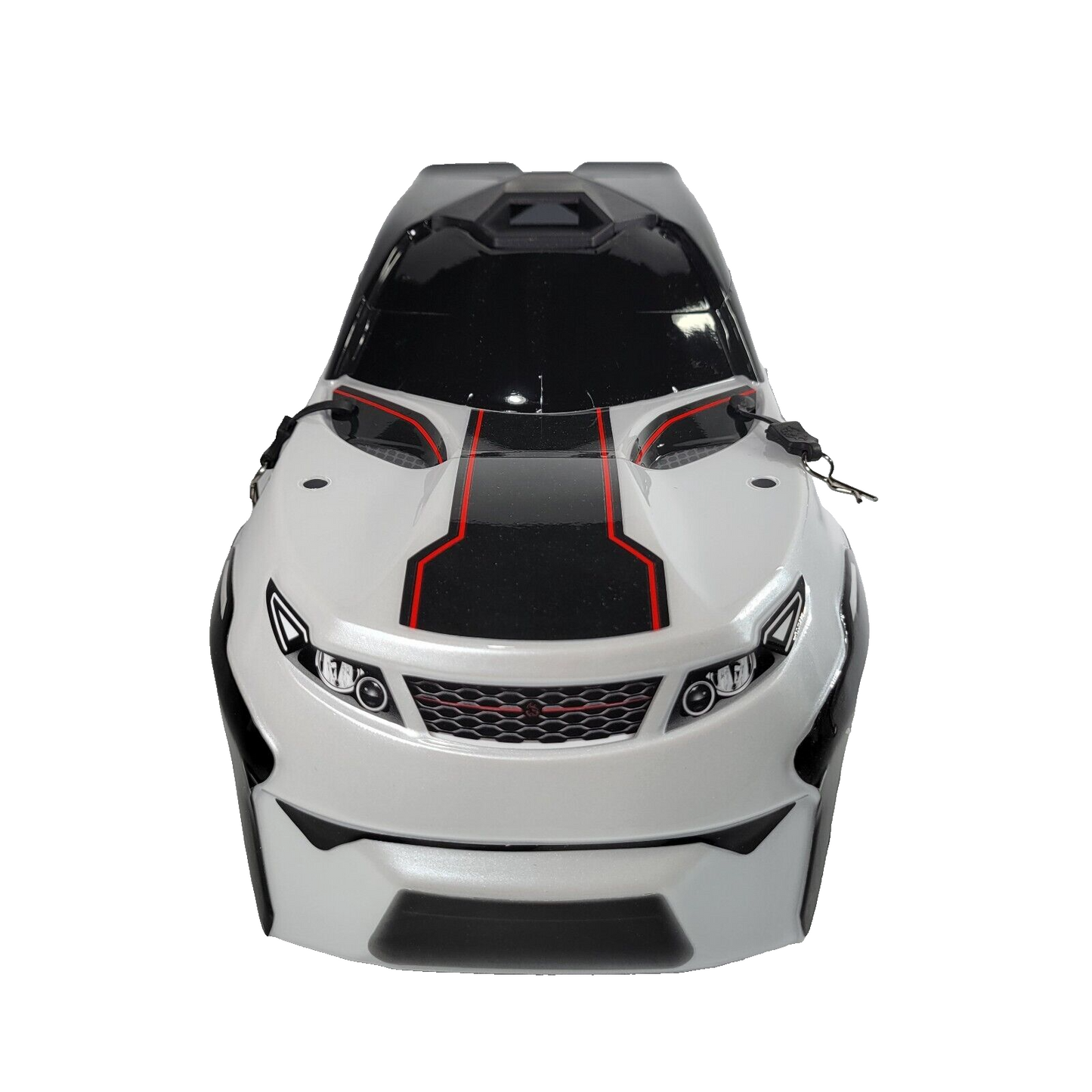Redcat Racing Kaiju EXT White / Black Body w/ Sticker Sheet & Pins 1/8th Truck