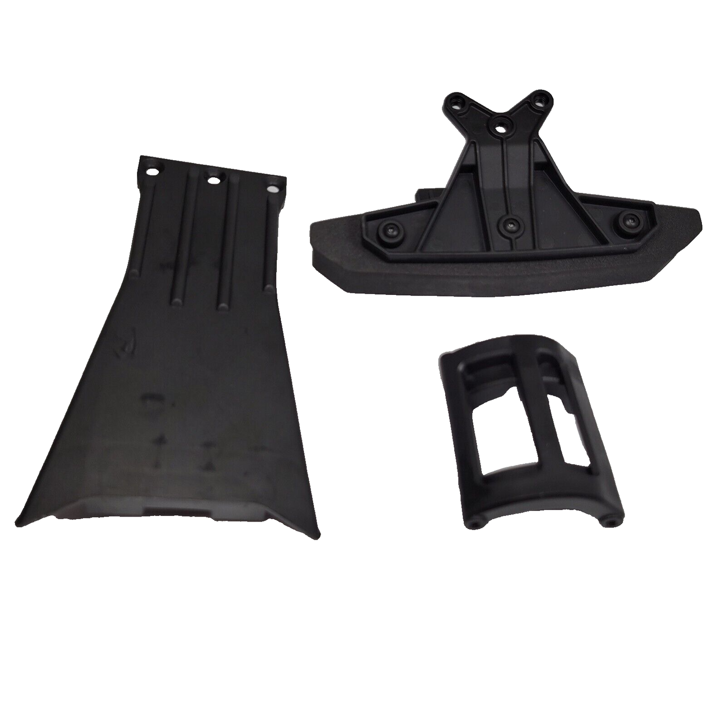 Fits Traxxas Drag Slash Front And Rear Bumper + Foam With Skid Plate TRA9420