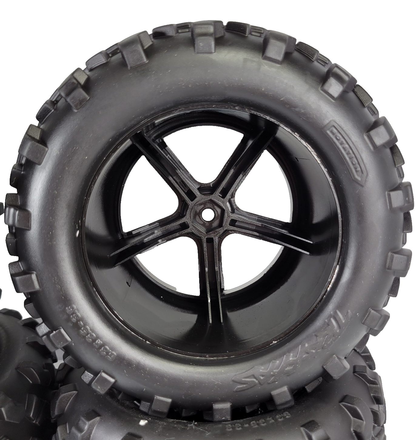 Fits Traxxas T-maxx 3.3 Tires & 14mm Wheels (4) Also Fits 2.5 & Brushed E-Maxx