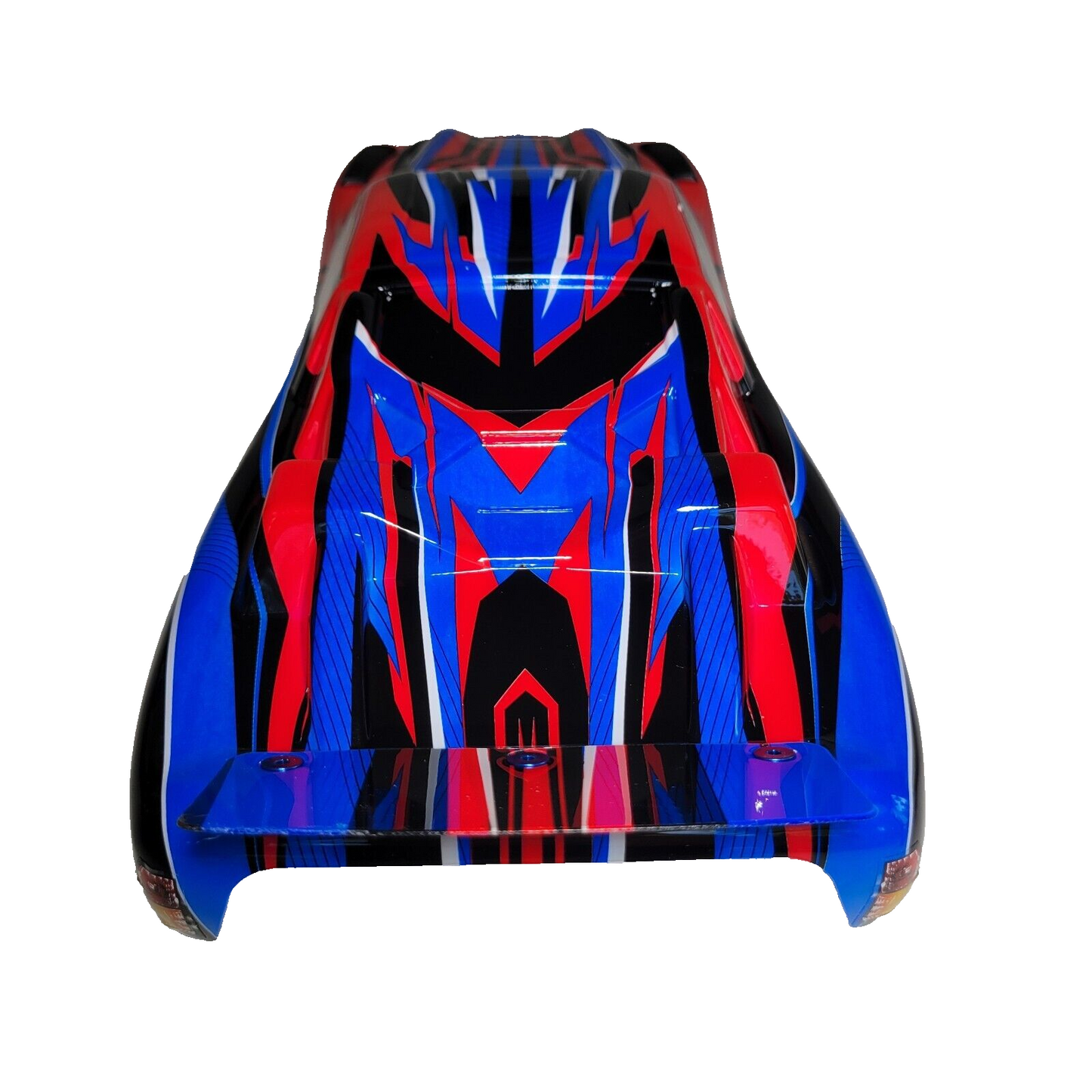 Fits Traxxas Rustler 2wd Clipless Body Factory Painted Red Blue Decals XL5 BL2s