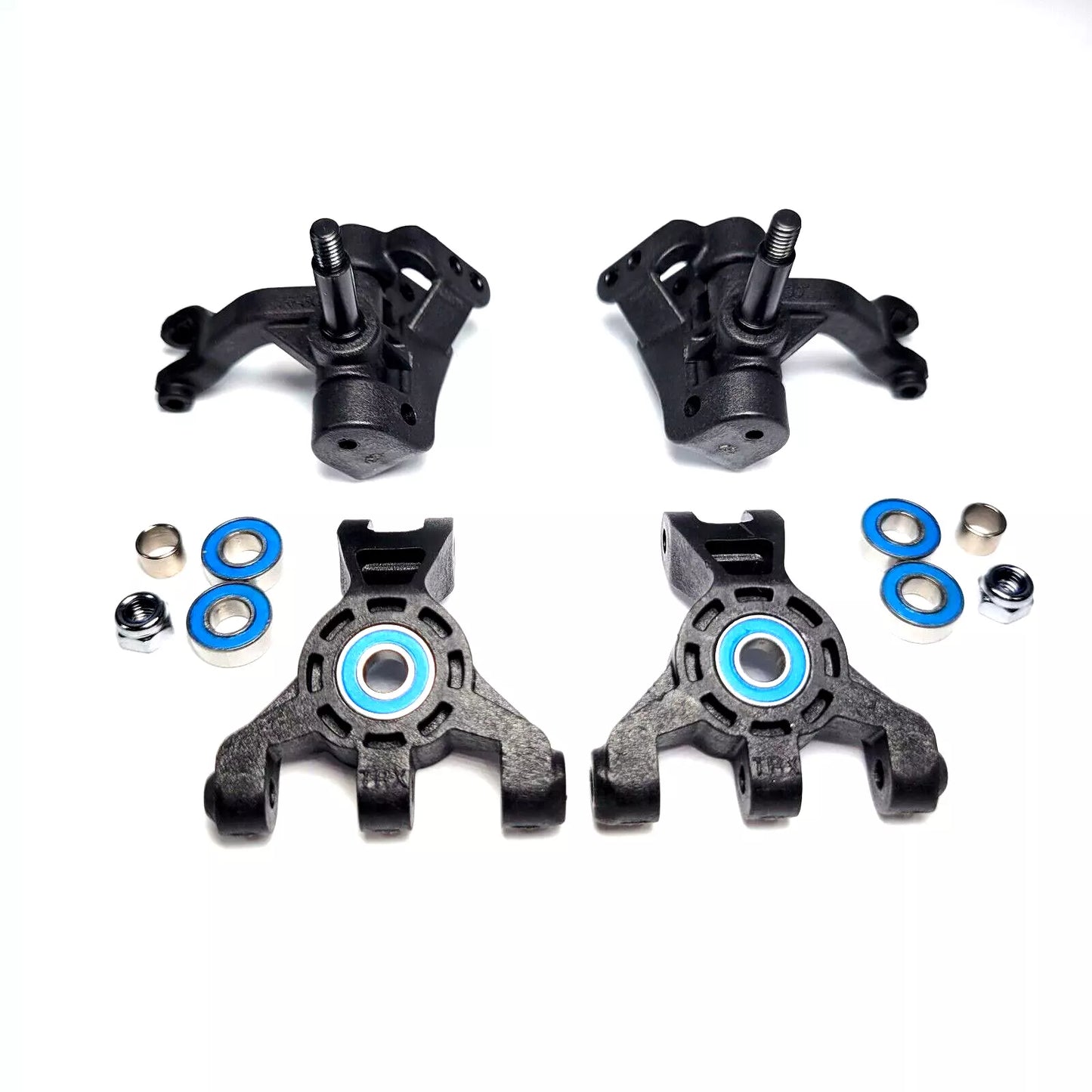 Fits Traxxas Jato 3.3 Front & Rear Axle Carriers Hubs Bearings Steering Blocks